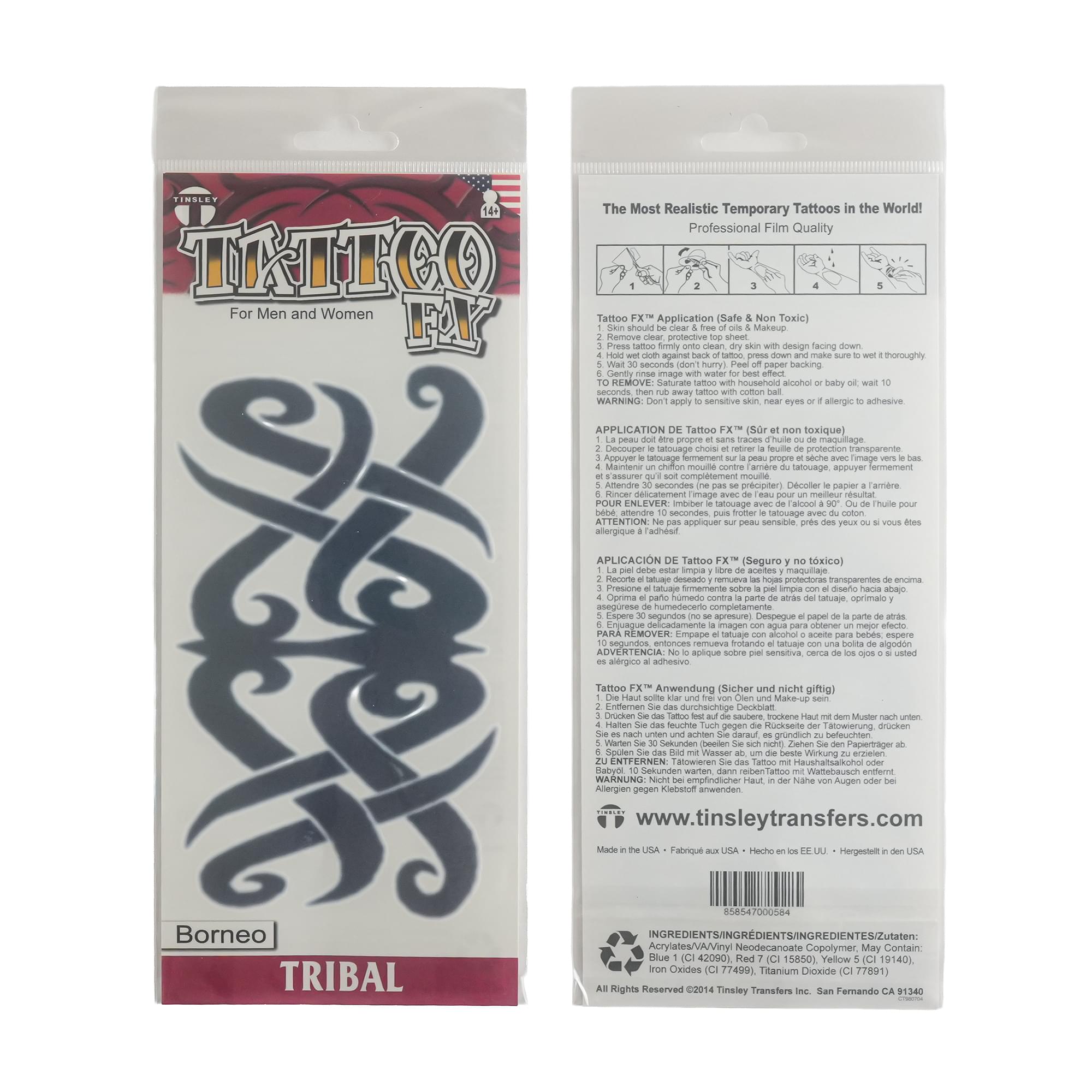 Costume Tattoo: Tribal Borneo
