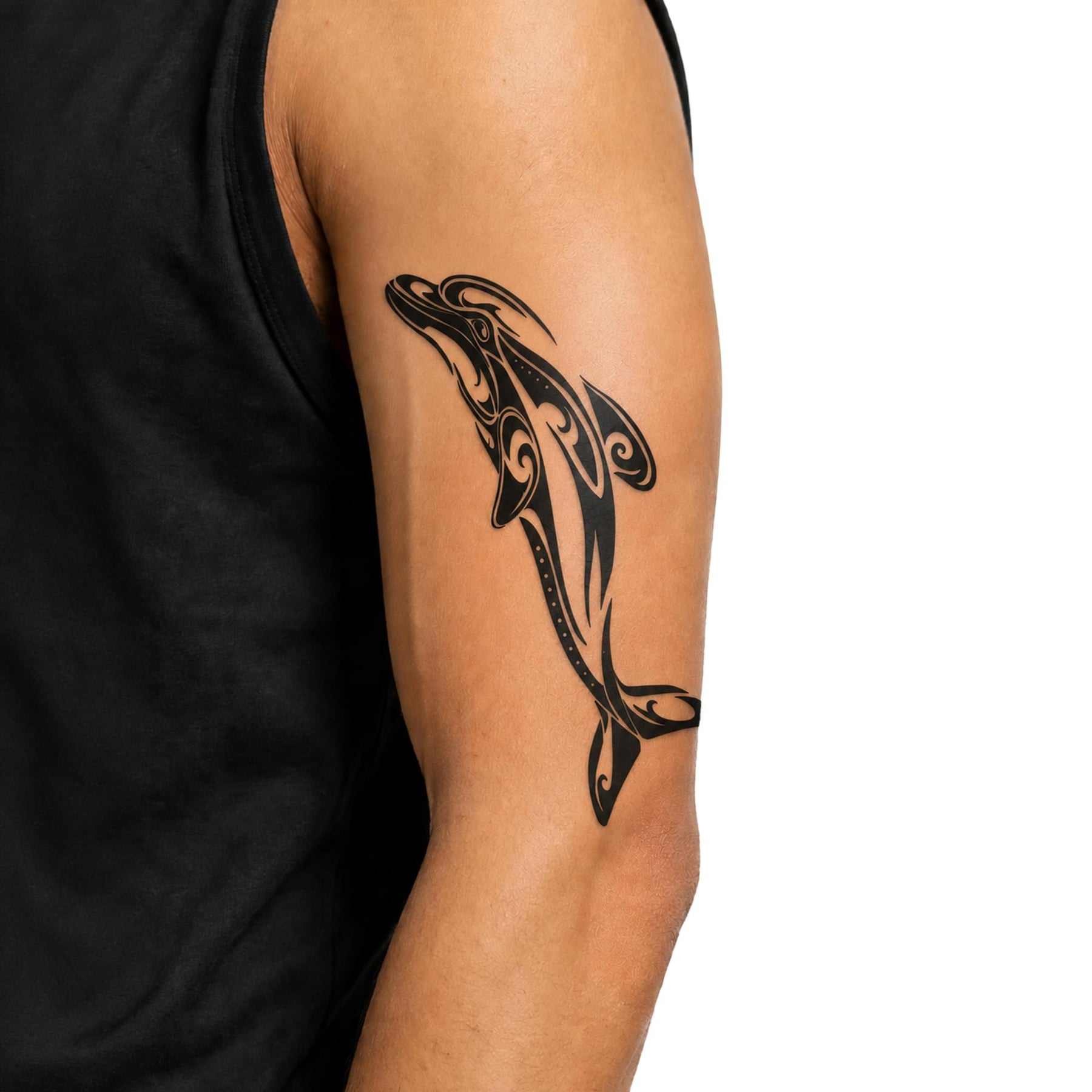Costume Tattoo: Dolphin Tribal Temporary Tattoo