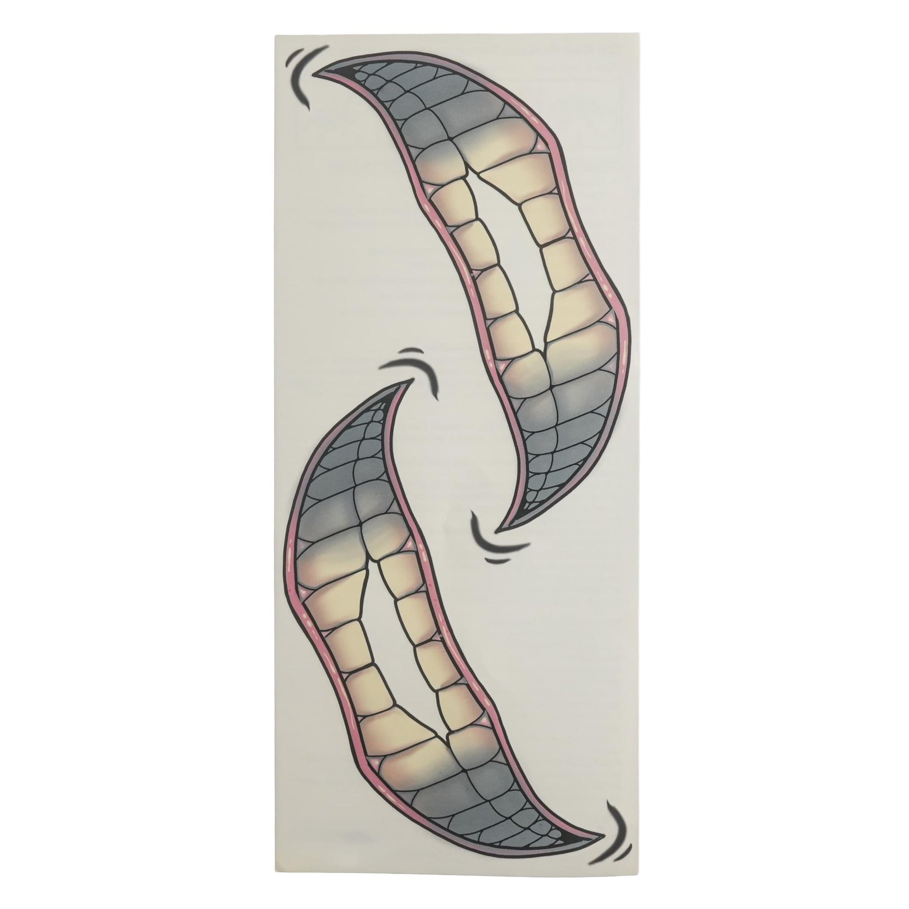 Chompers Big Mouth Costume Tattoo