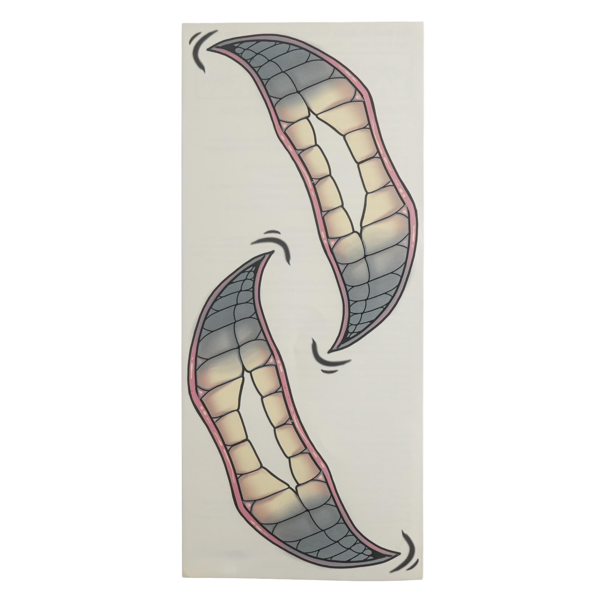 Chompers Big Mouth Costume Tattoo