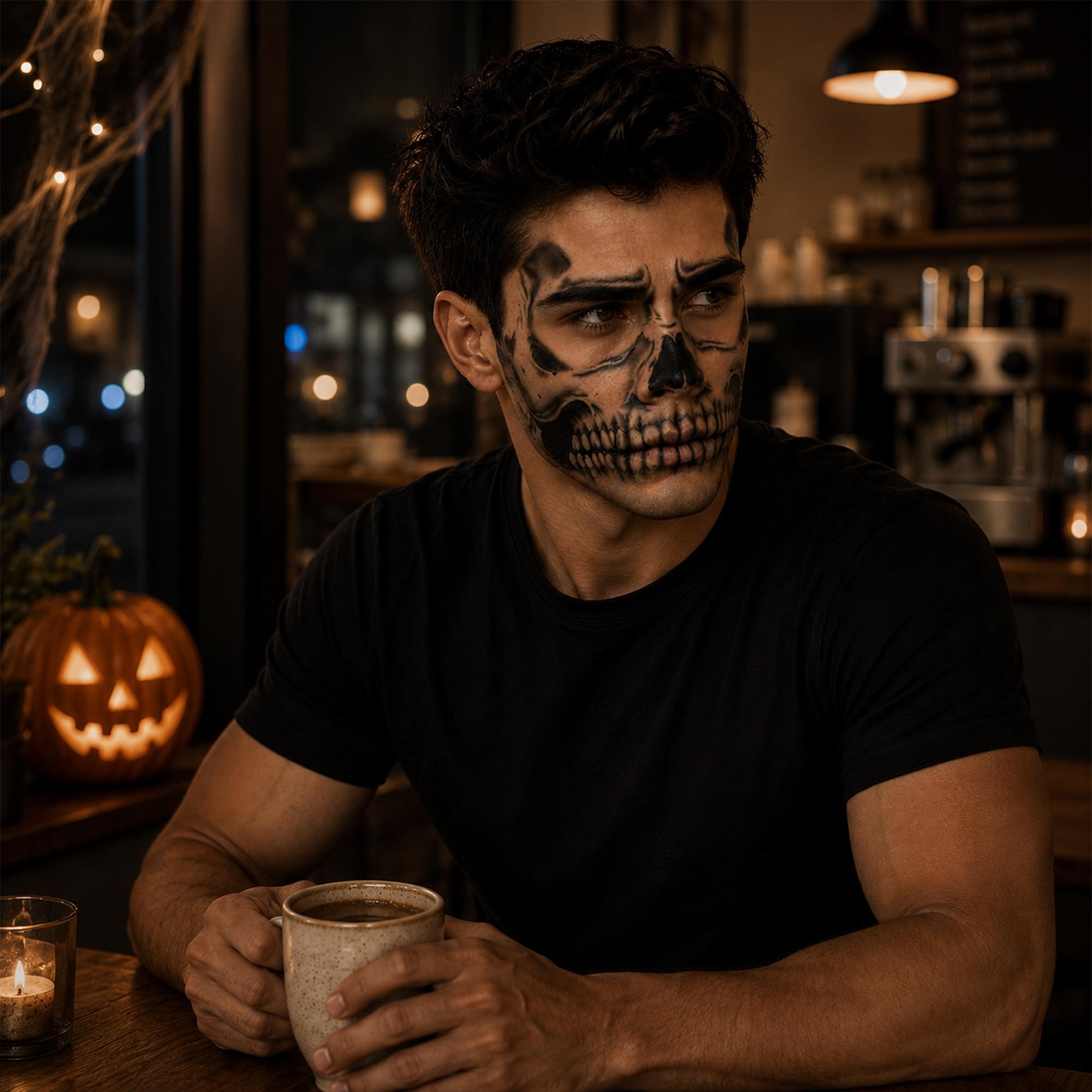 Costume Tattoo: Skull Face