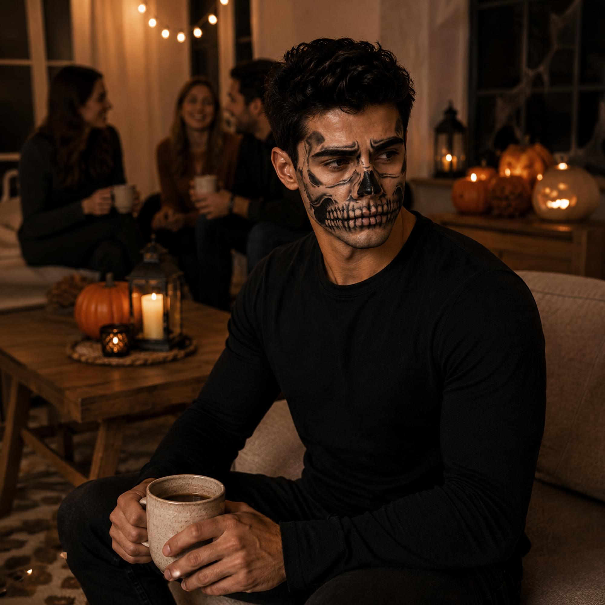 Costume Tattoo: Skull Face