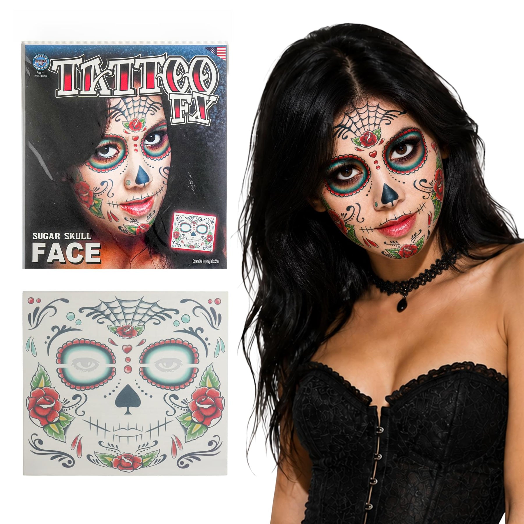 Costume Tattoo: Sugar Skull