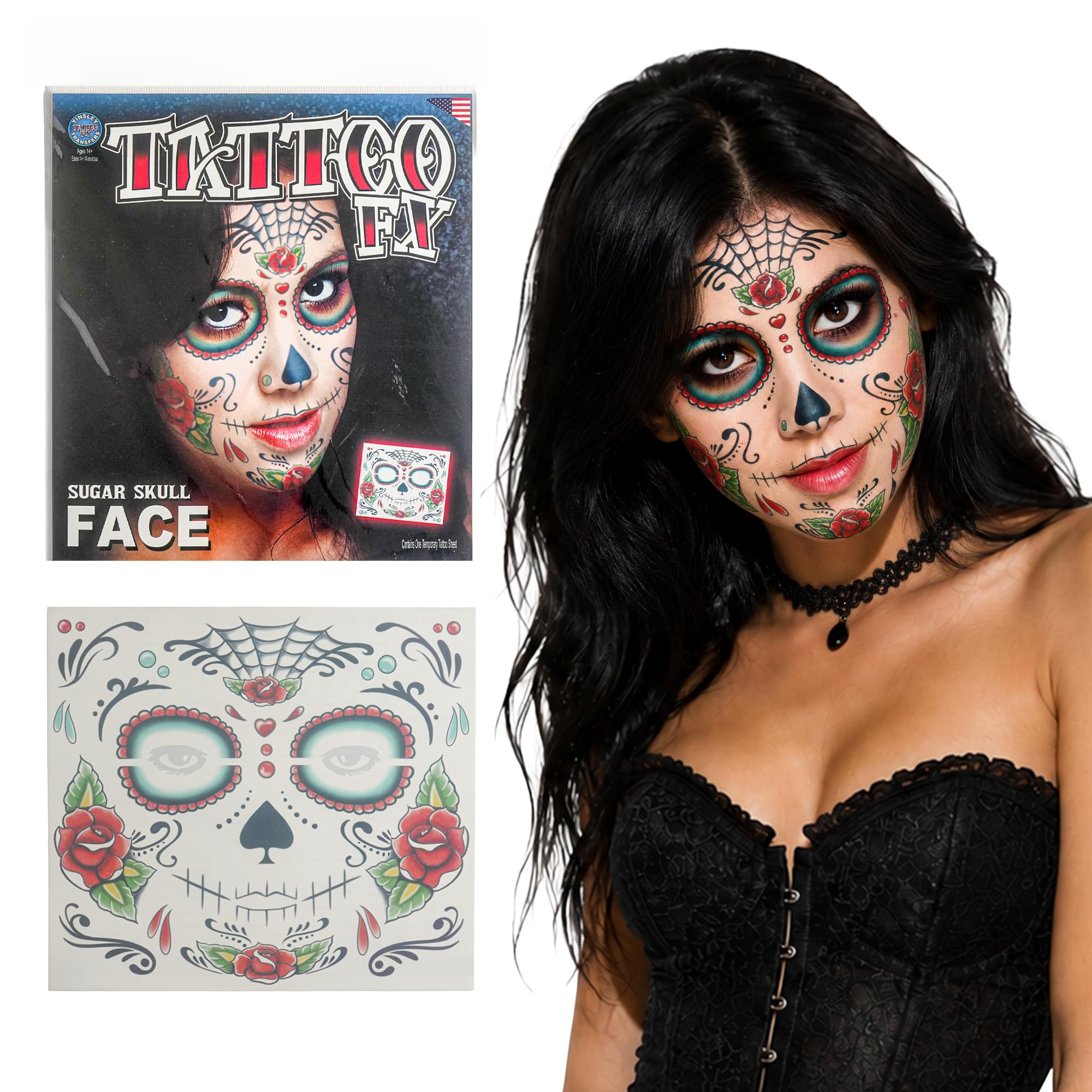 Costume Tattoo: Sugar Skull