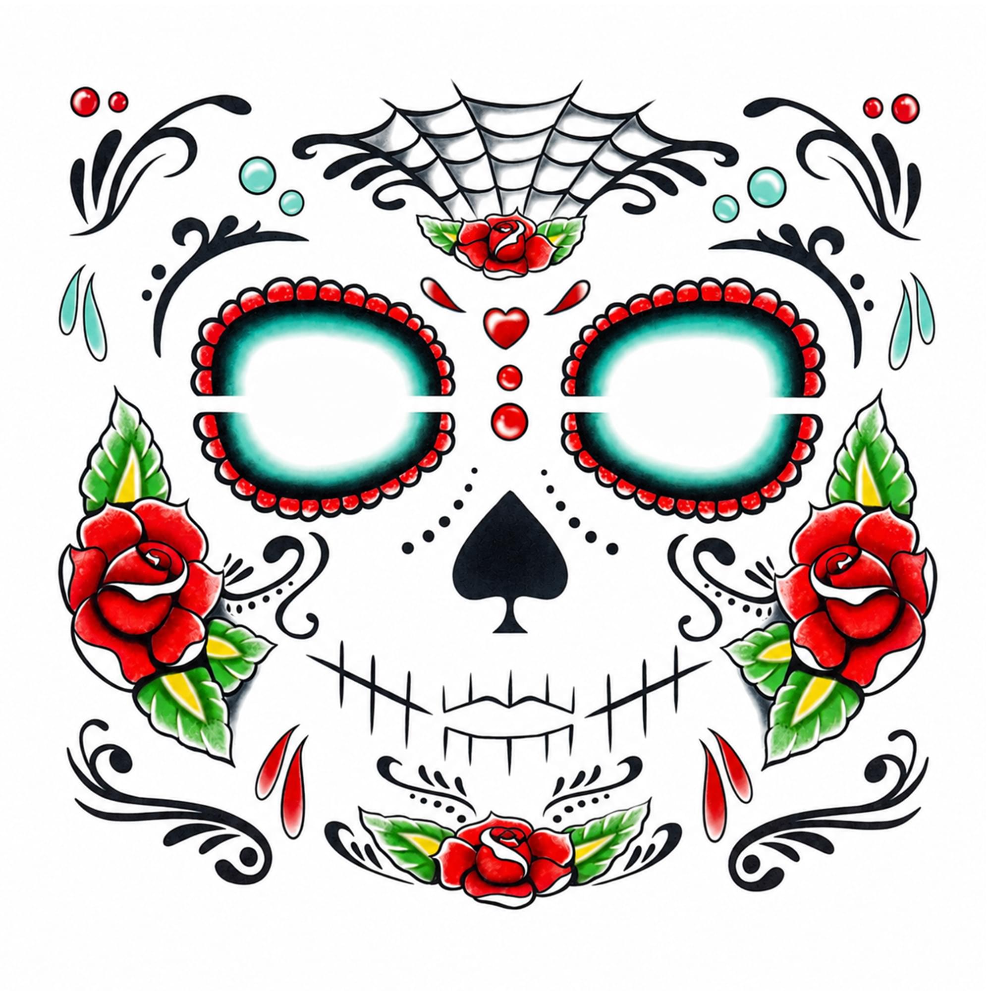 Costume Tattoo: Sugar Skull