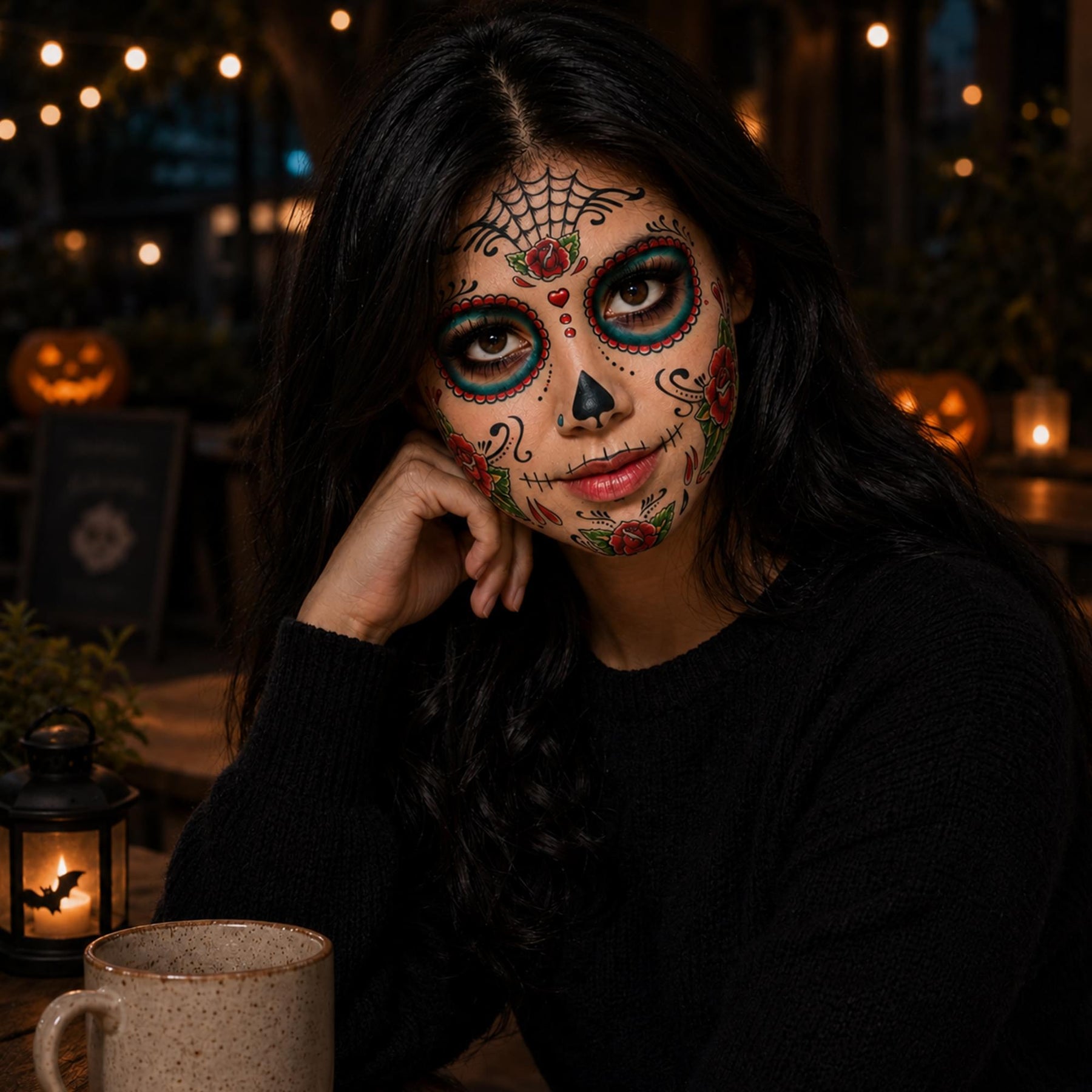 Costume Tattoo: Sugar Skull