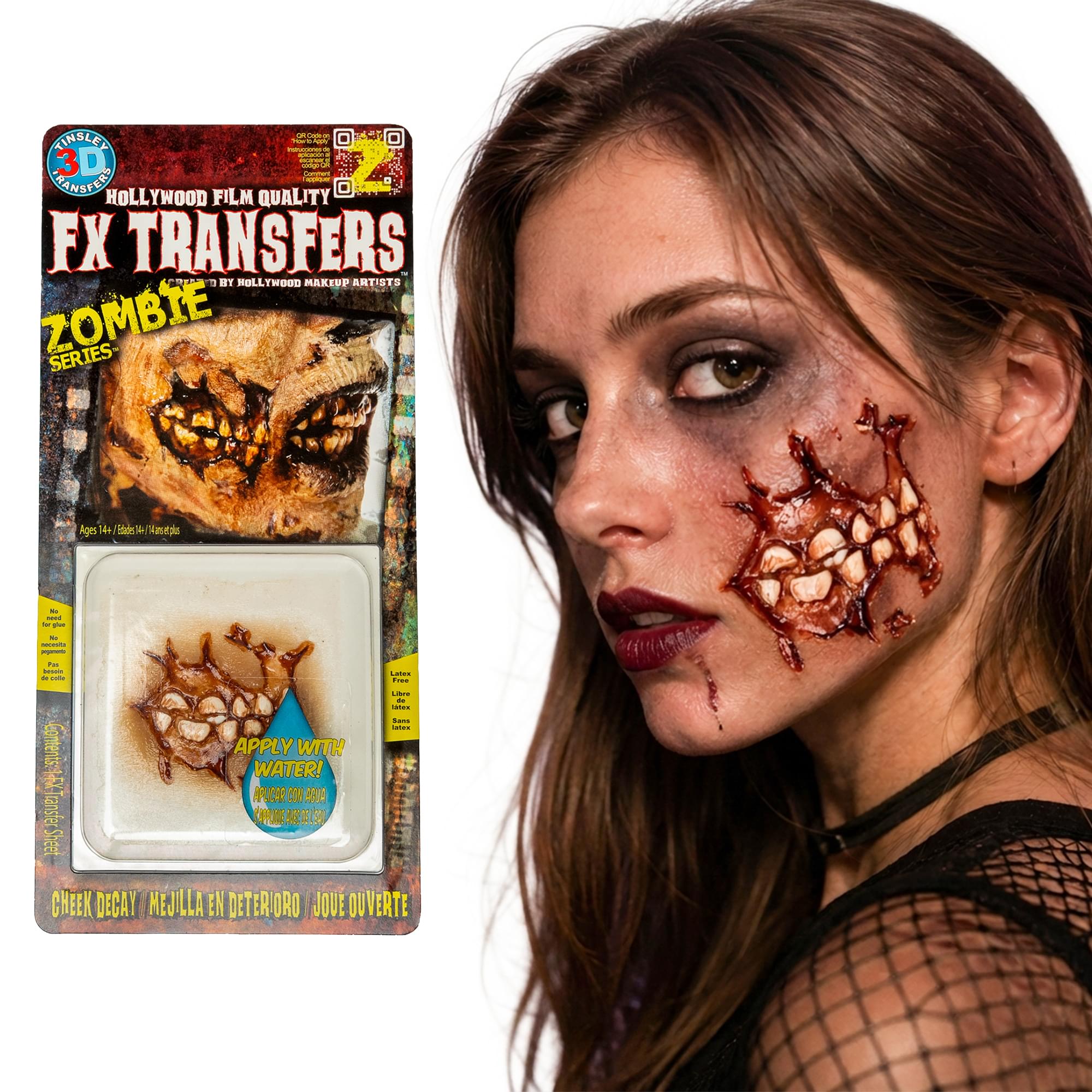 Costume 3D FX Transfers: Zombie Cheek Decay