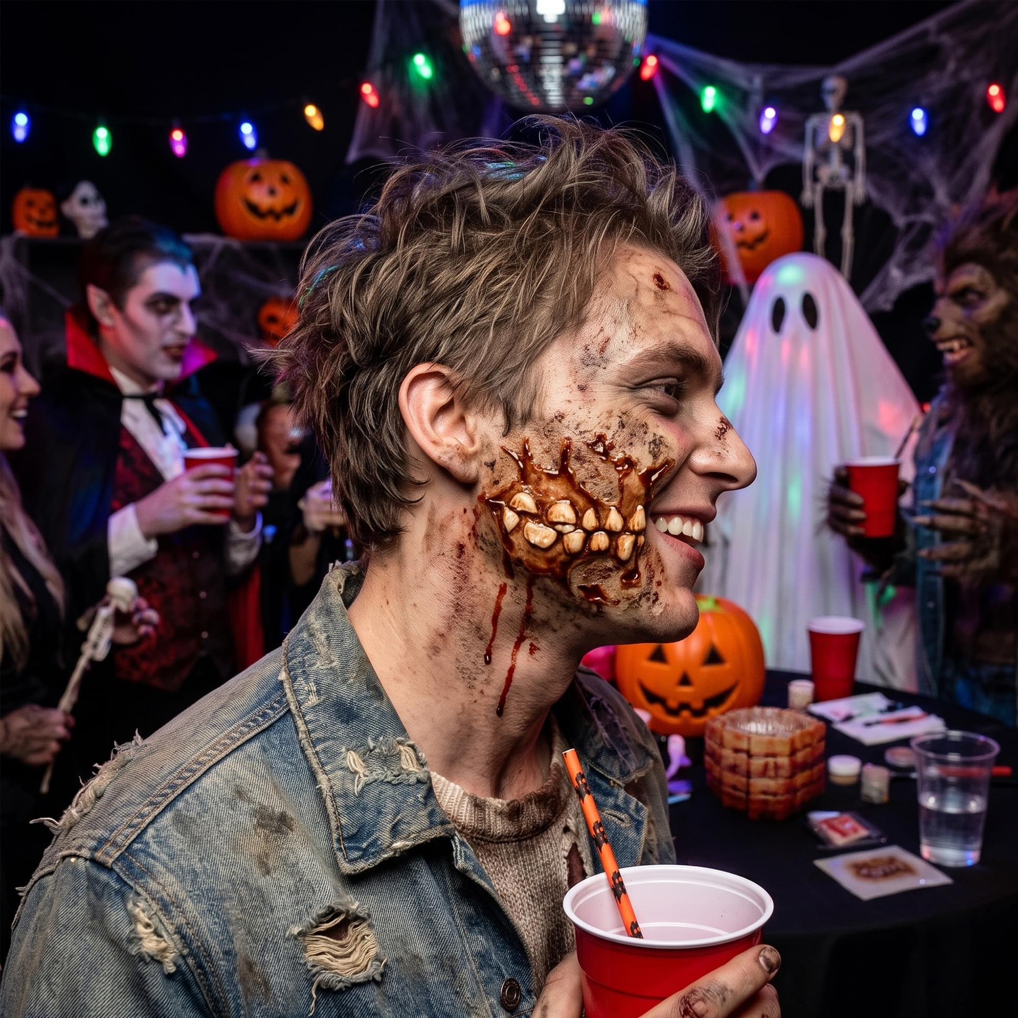 Costume 3D FX Transfers: Zombie Cheek Decay