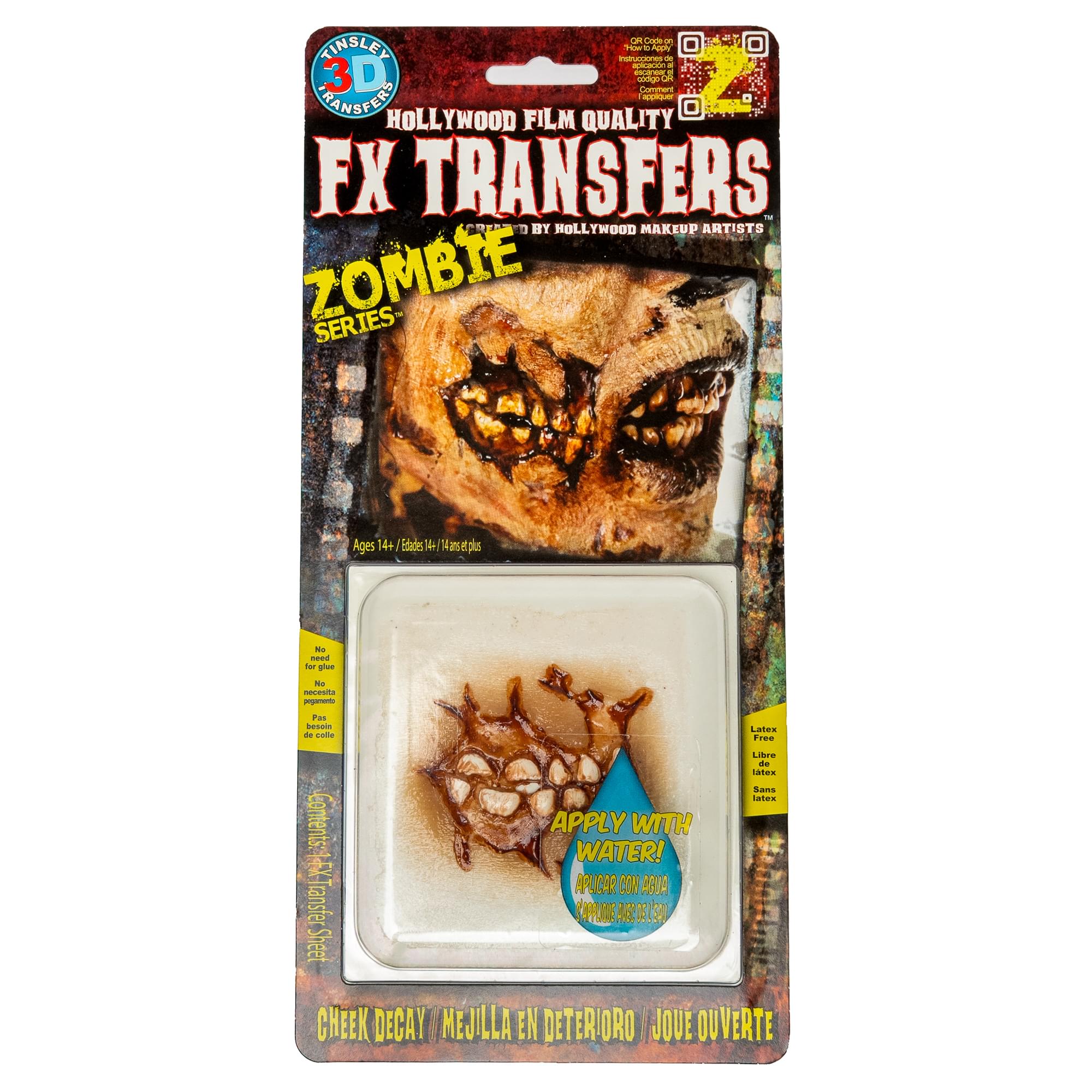 Costume 3D FX Transfers: Zombie Cheek Decay