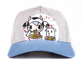 Tokidoki Women's Snapback Hat: Ramen Duo