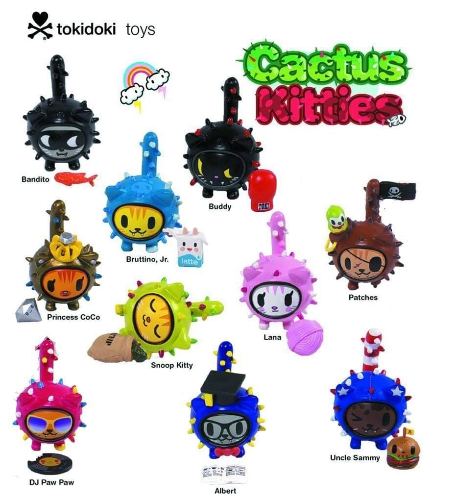 Tokidoki Cactus Kitties 1.3" Figure Random Blind Box