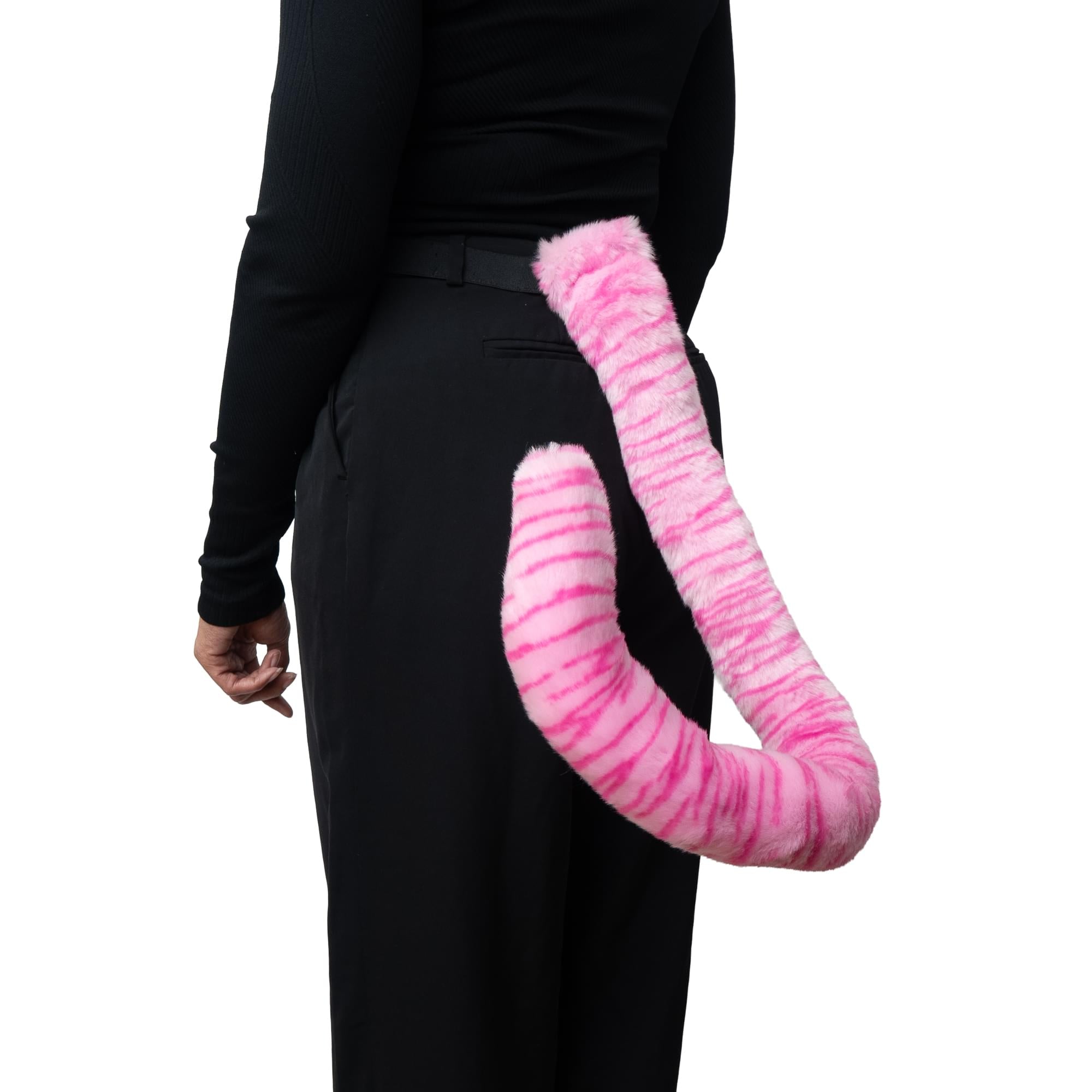 Pink Tiger Tail Adult Costume Accessory