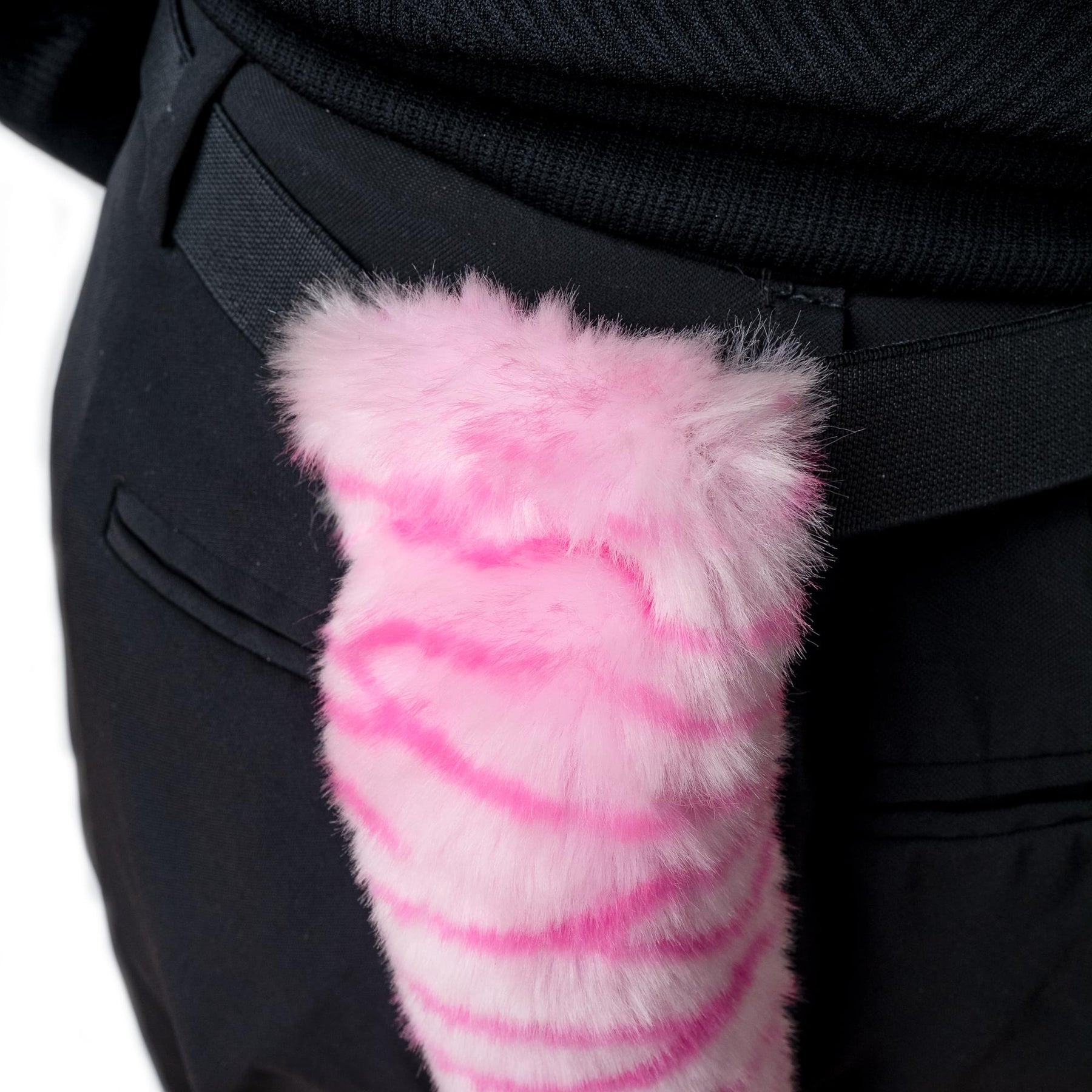 Pink Tiger Tail Adult Costume Accessory