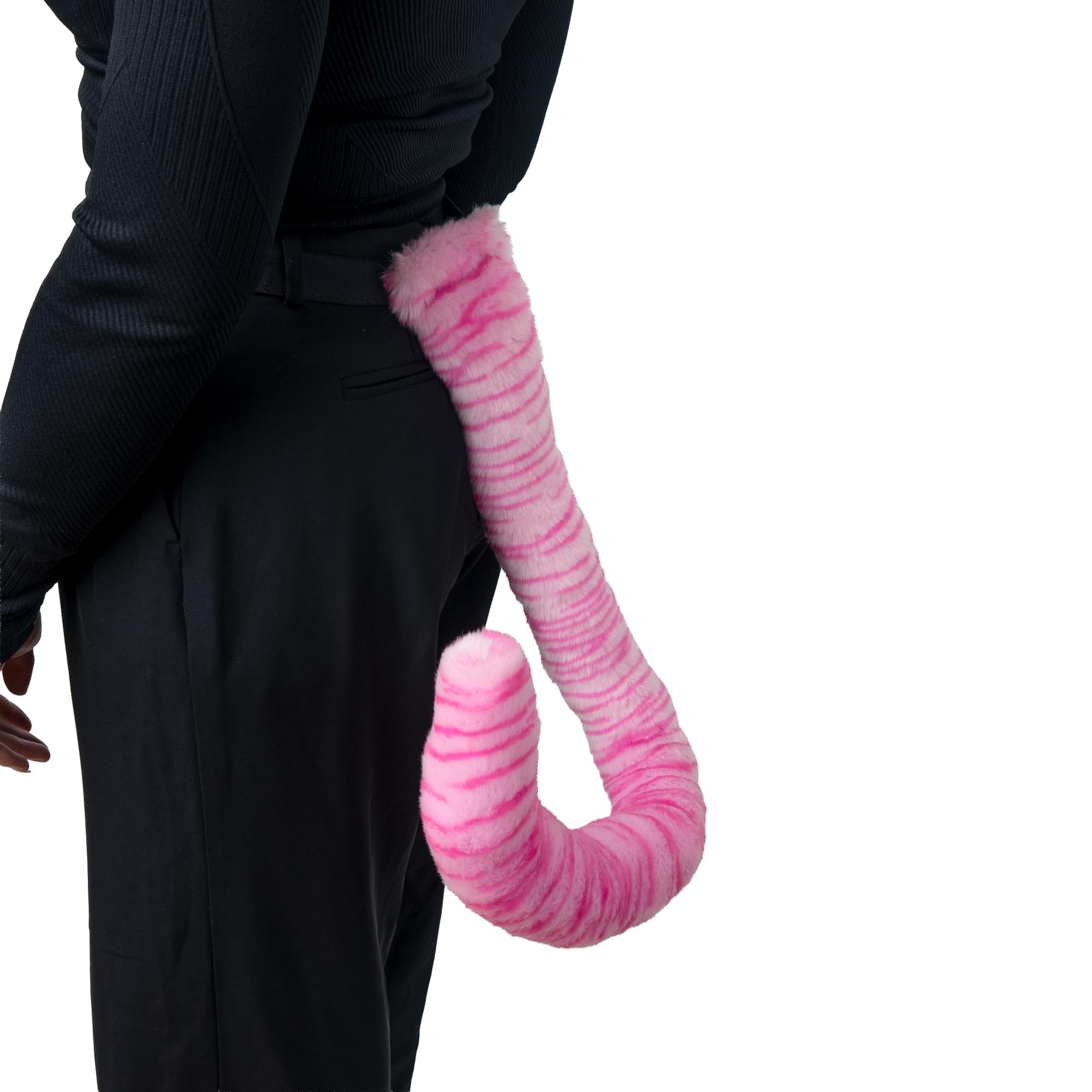 Pink Tiger Tail Adult Costume Accessory
