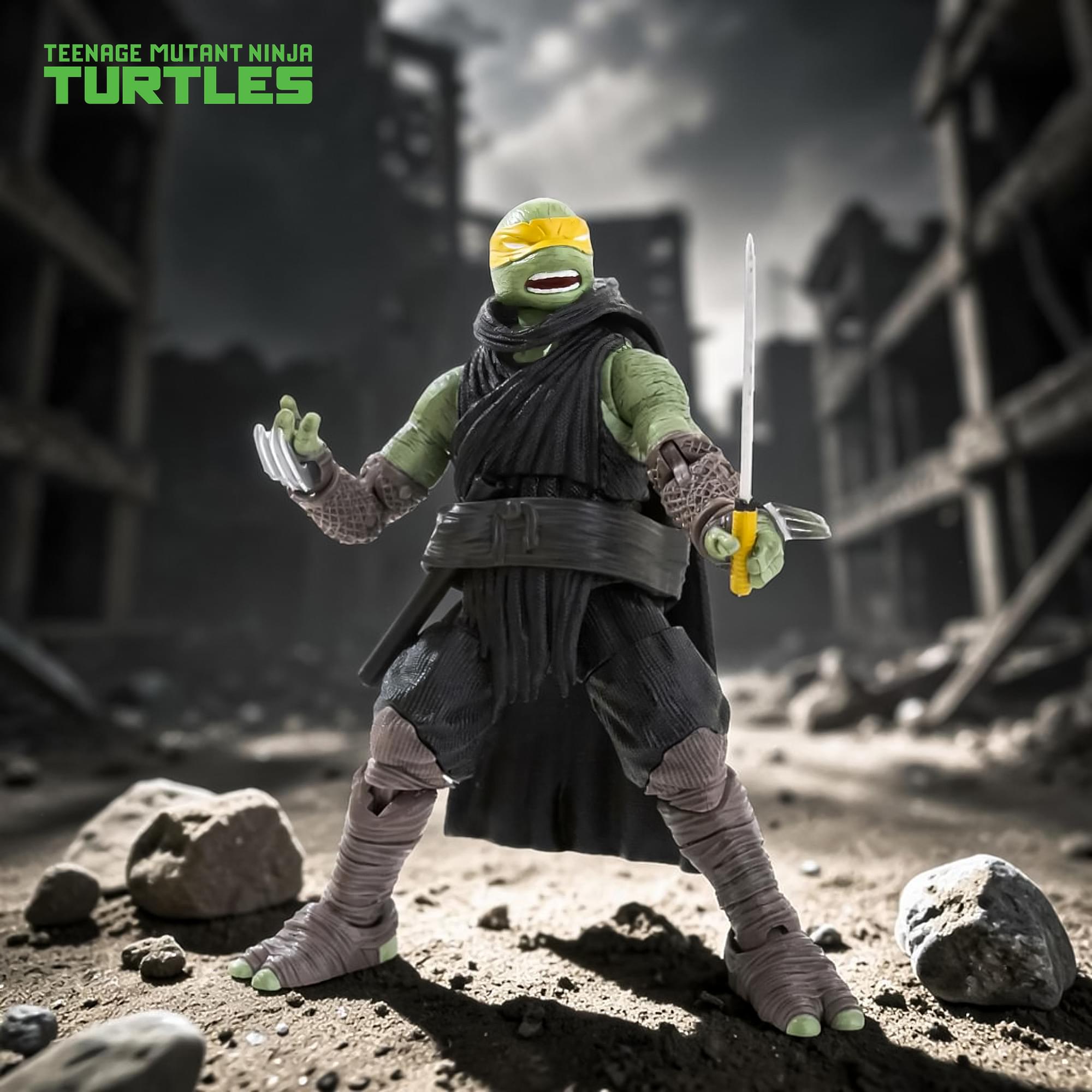 Teenage Mutant Ninja Turtles BST AXN Action Figure | Jennika (Battle Ready)
