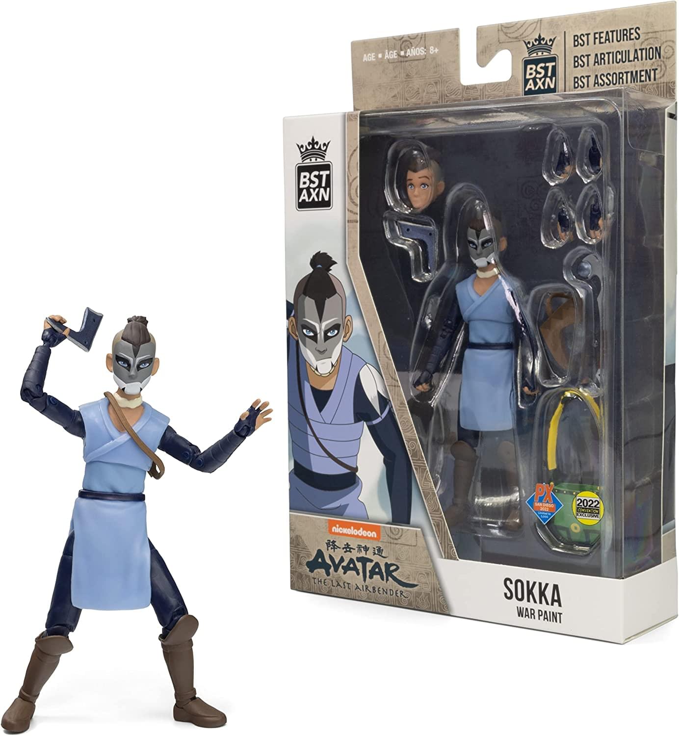 Avatar the Last Airbender Exclusive 5 Inch Action Figure | War Paint Sokka