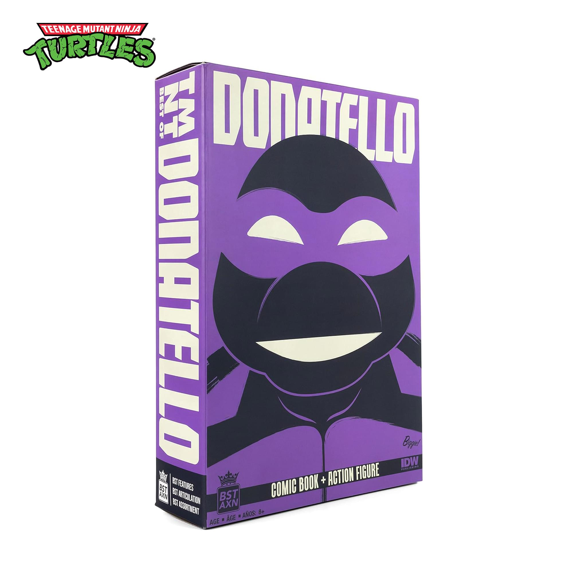 Teenage Mutant Ninja Turtles BST AXN 5-inch Figure Set | Donatello & Comic