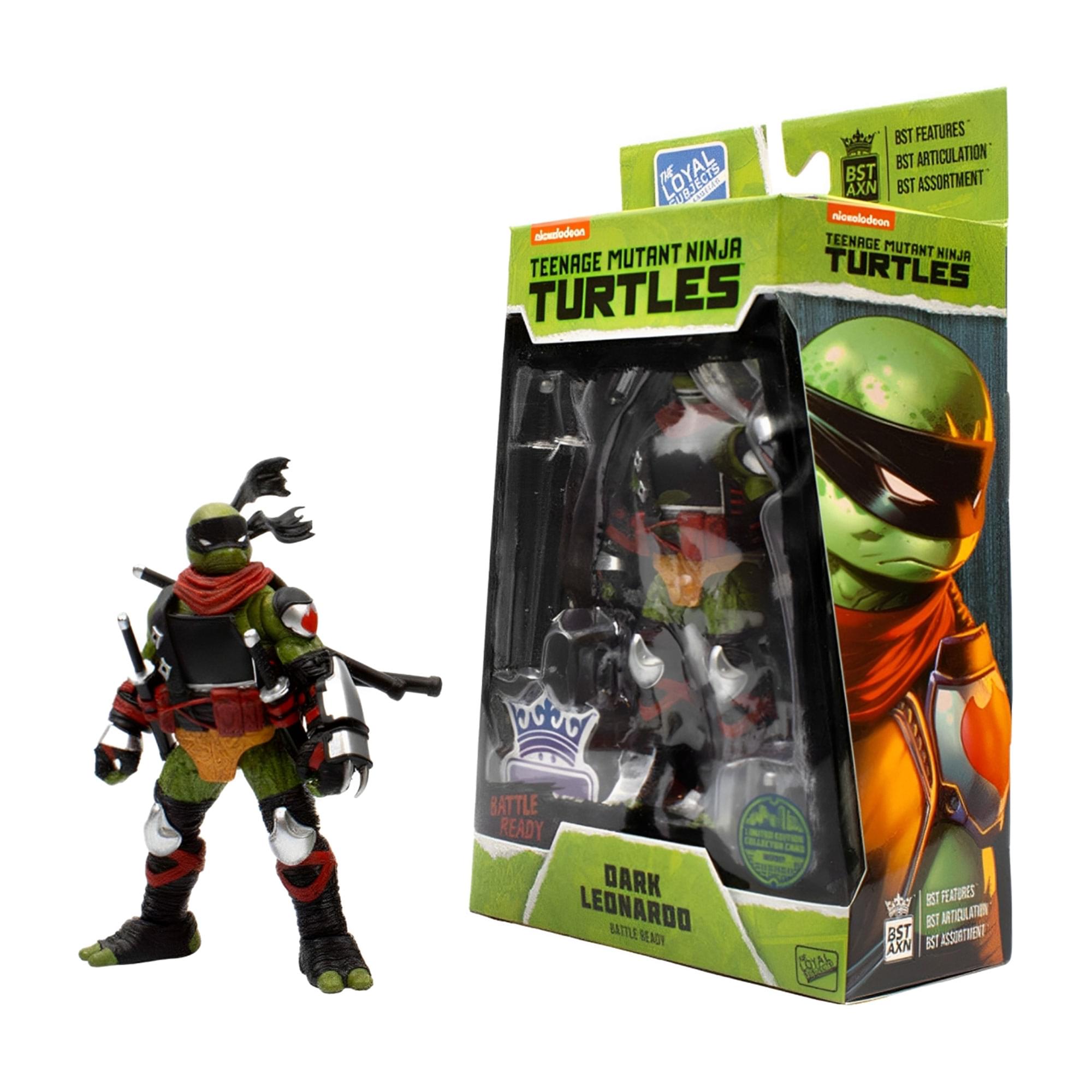 Teenage Mutant Ninja Turtles BST AXN |Exclusive Battle Ready Dark Leonardo