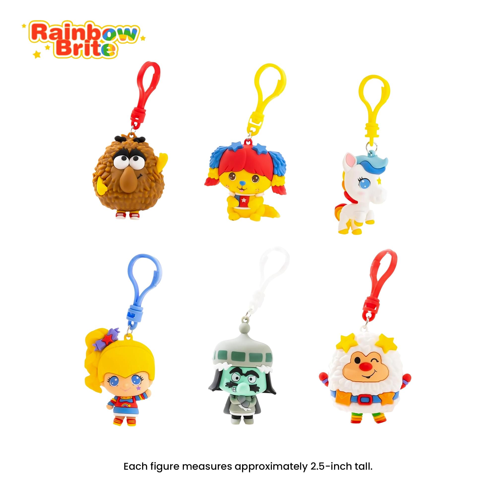 Rainbow Brite 2.5-Inch Blind Bag Cheebee Keychain Figure | One Random