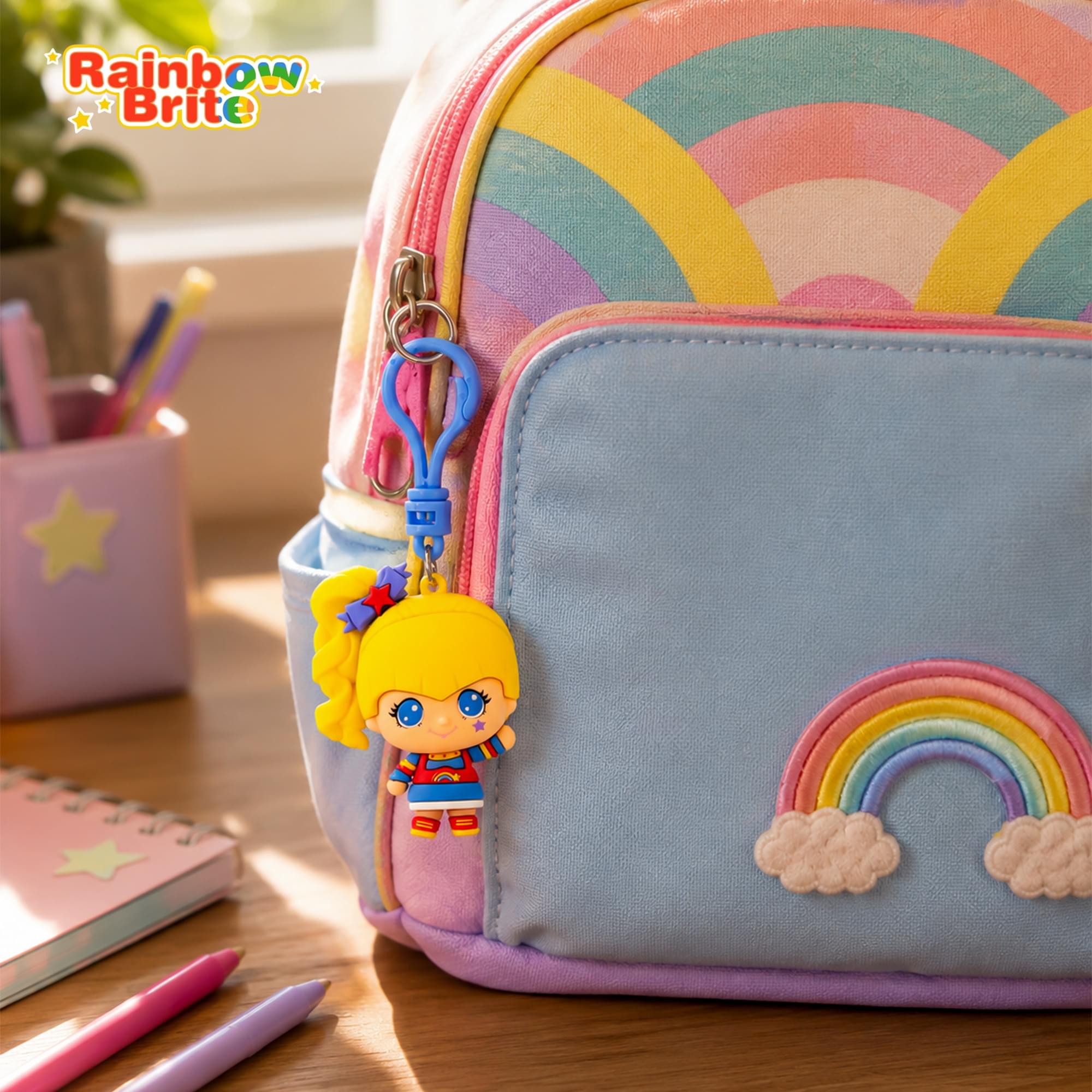 Rainbow Brite 2.5-Inch Blind Bag Cheebee Keychain Figure | One Random
