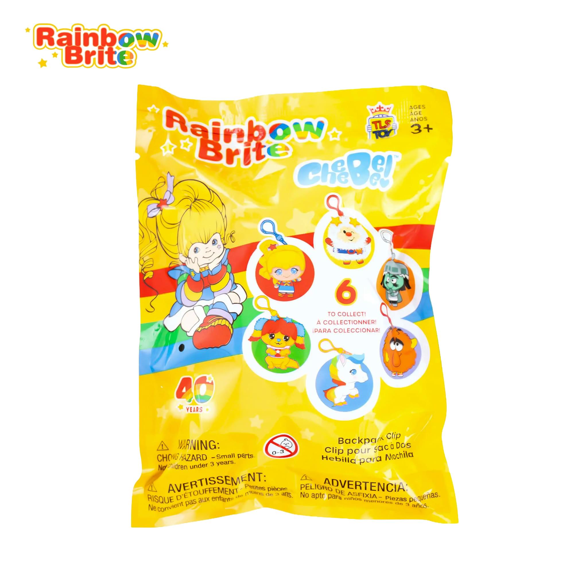 Rainbow Brite 2.5-Inch Blind Bag Cheebee Keychain Figure | One Random