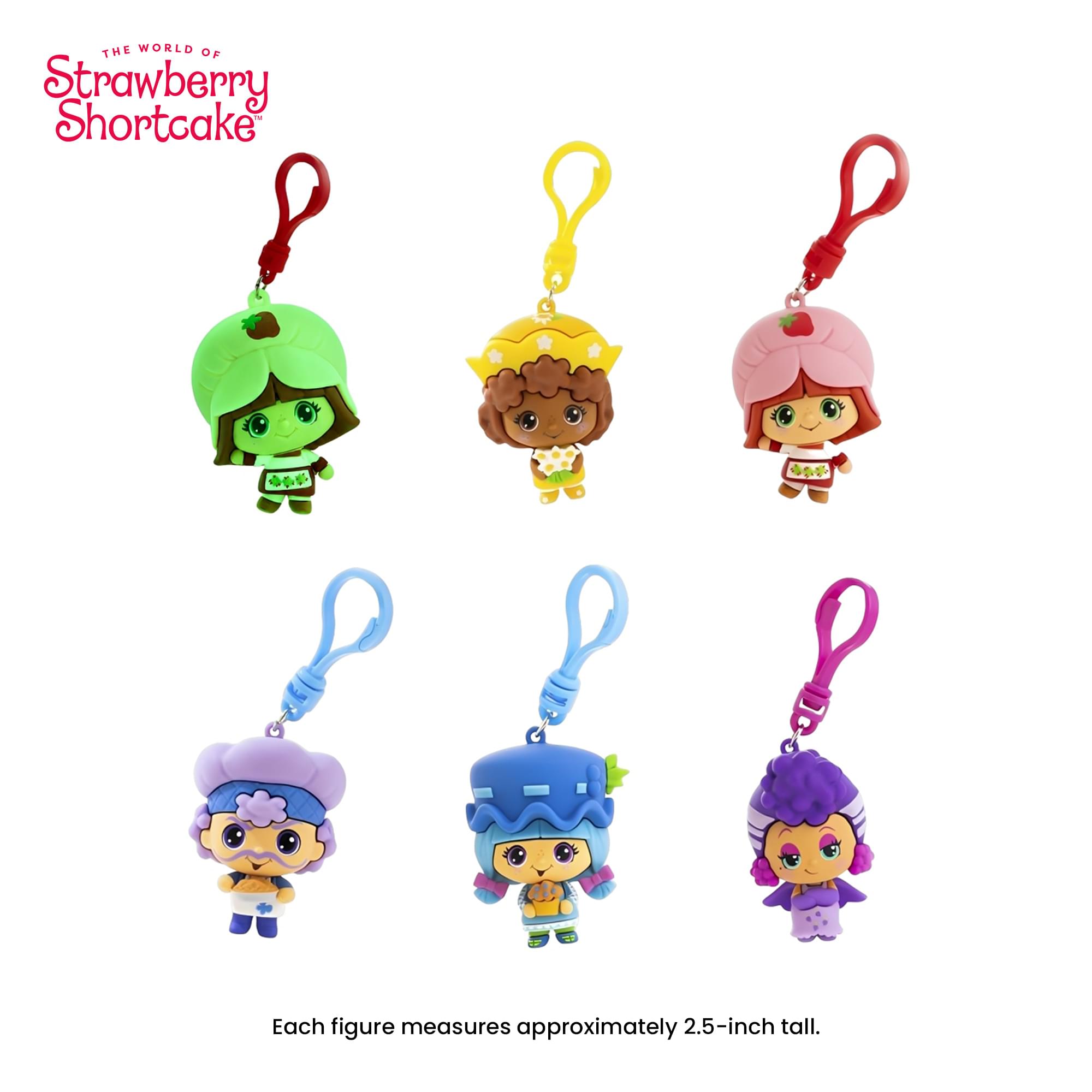 Strawberry Shortcake 2.5-Inch Blind Bag CheeBee Keychain Figure | One Random