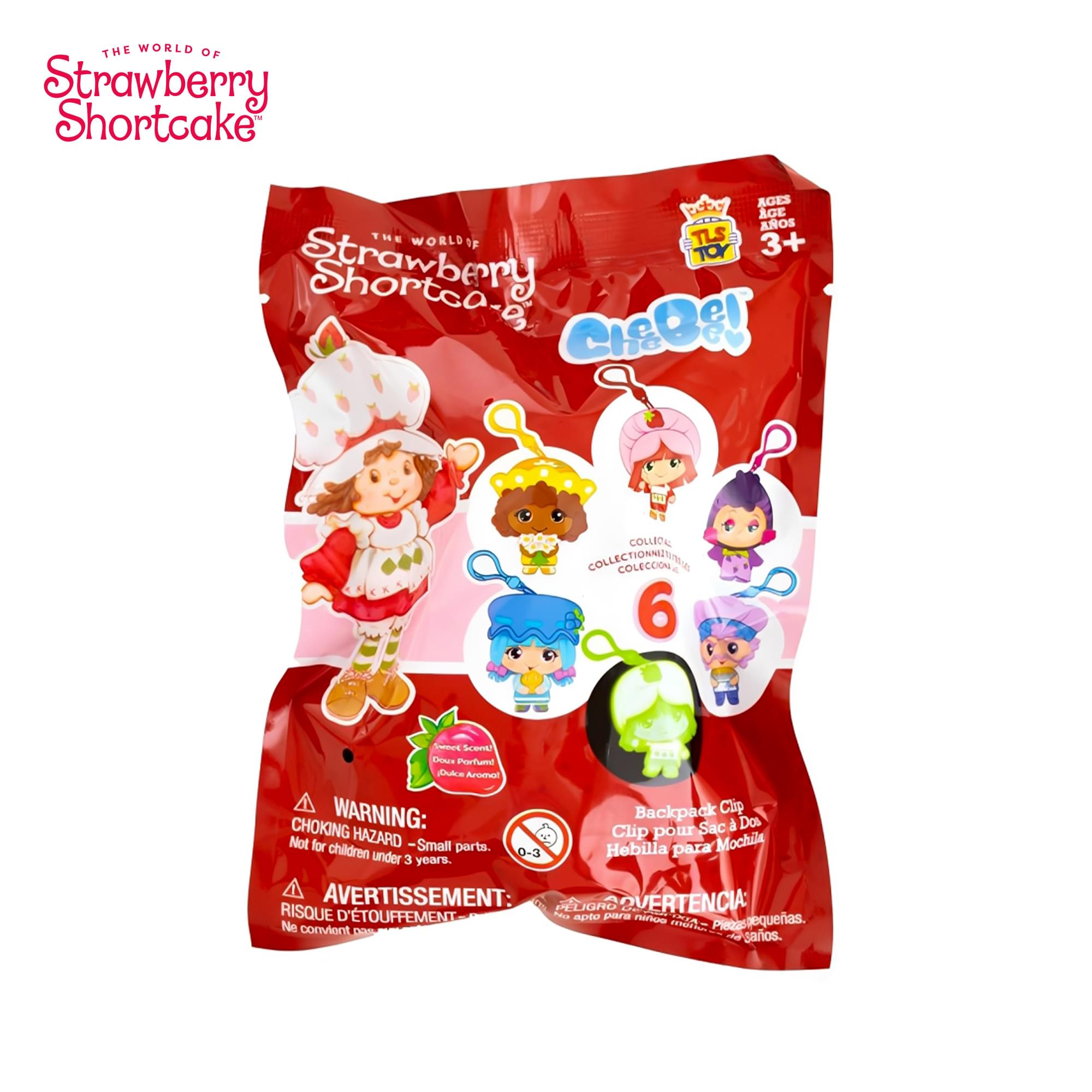 Strawberry Shortcake 2.5-Inch Blind Bag CheeBee Keychain Figure | One Random