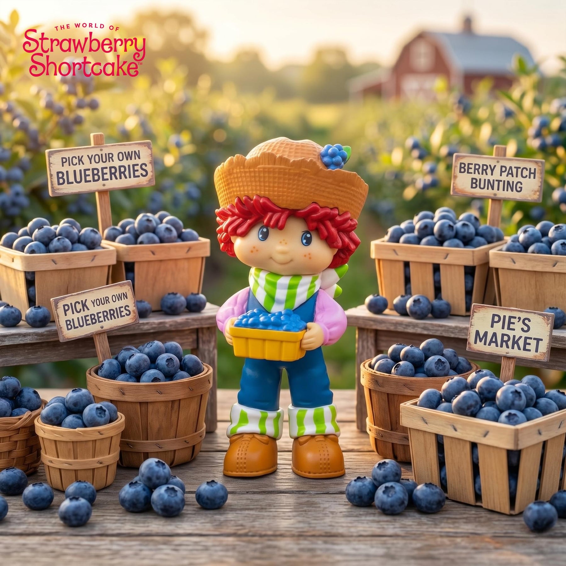 Strawberry Shortcake 2.5-Inch Figure | Hukleberry Pie