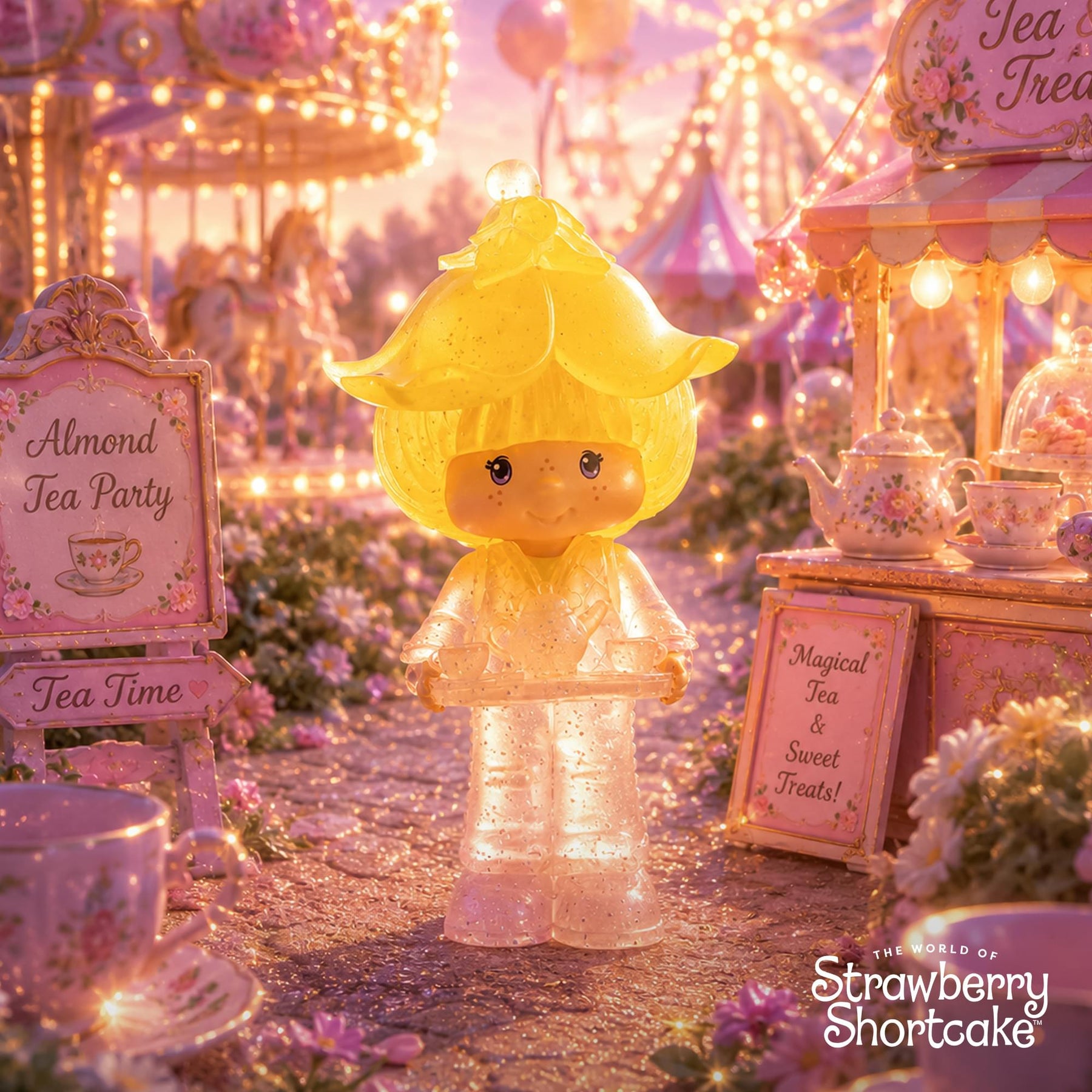 Strawberry Shortcake 2.5-Inch Figure | Almond Tea (Clear Chase)