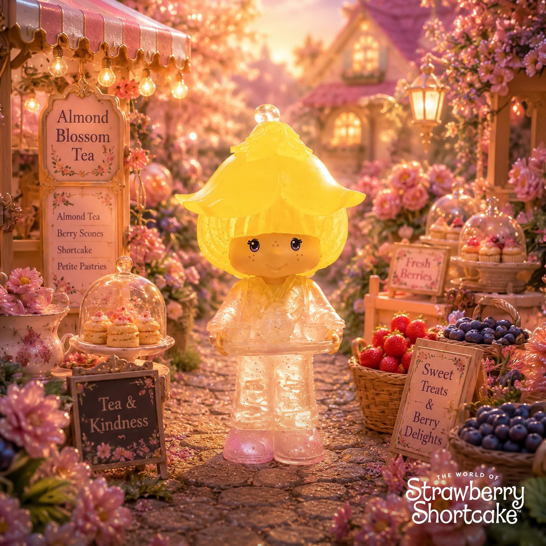 Strawberry Shortcake 2.5-Inch Figure | Almond Tea (Clear Chase)