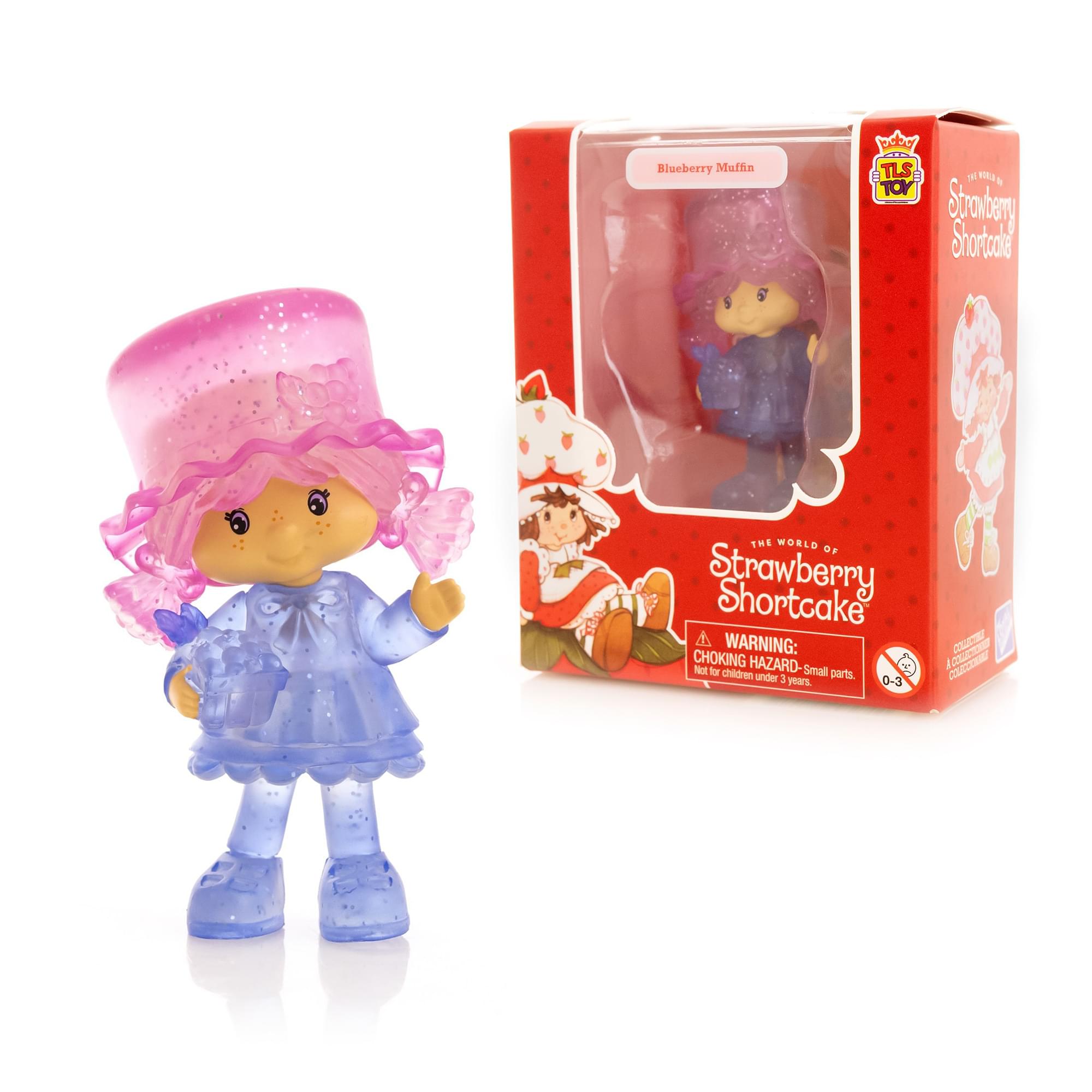 Strawberry Shortcake 2.5-Inch Figure | Blueberry Muffin (Clear Chase)
