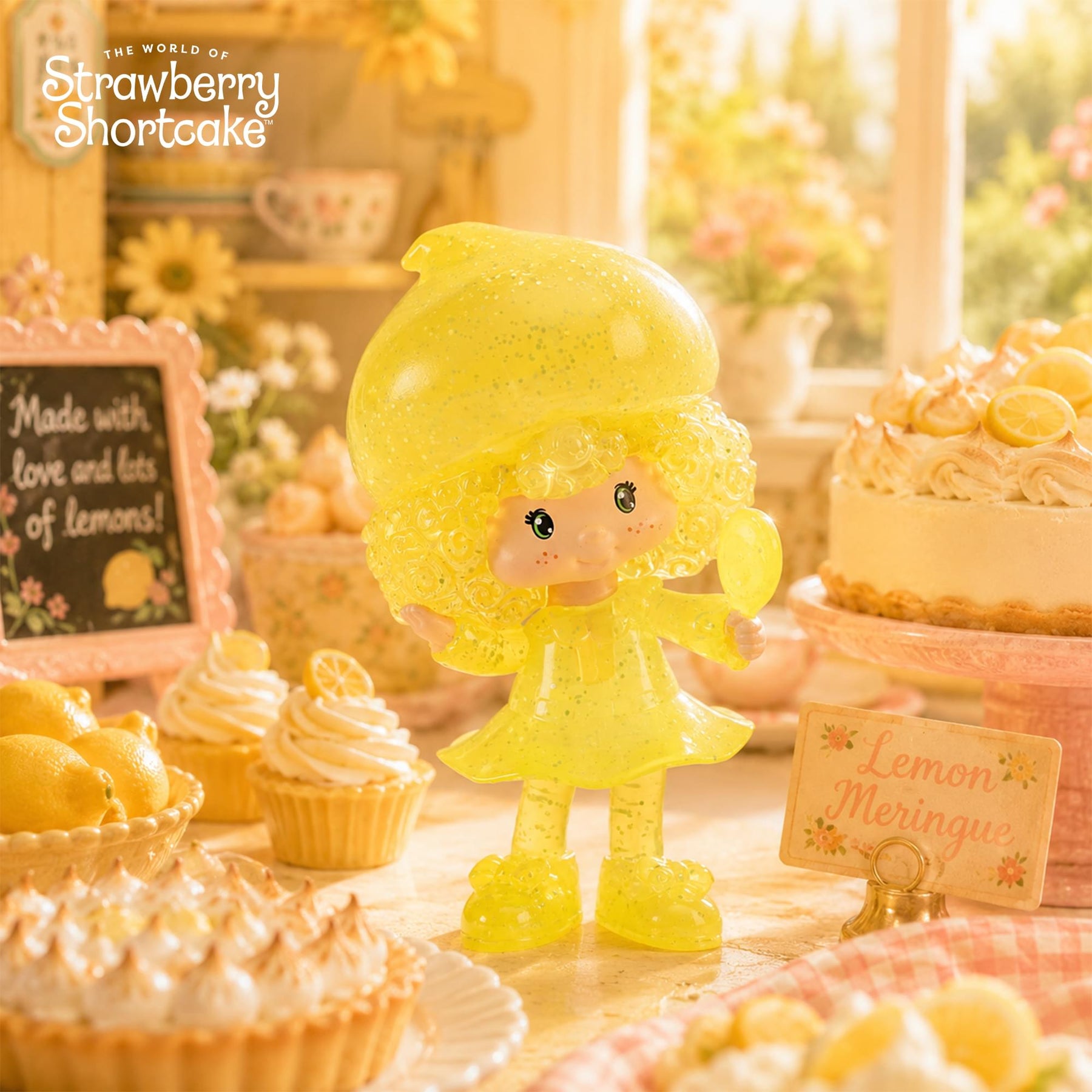 Strawberry Shortcake 2.5-Inch Figure | Lemon Meringue (Clear Chase)