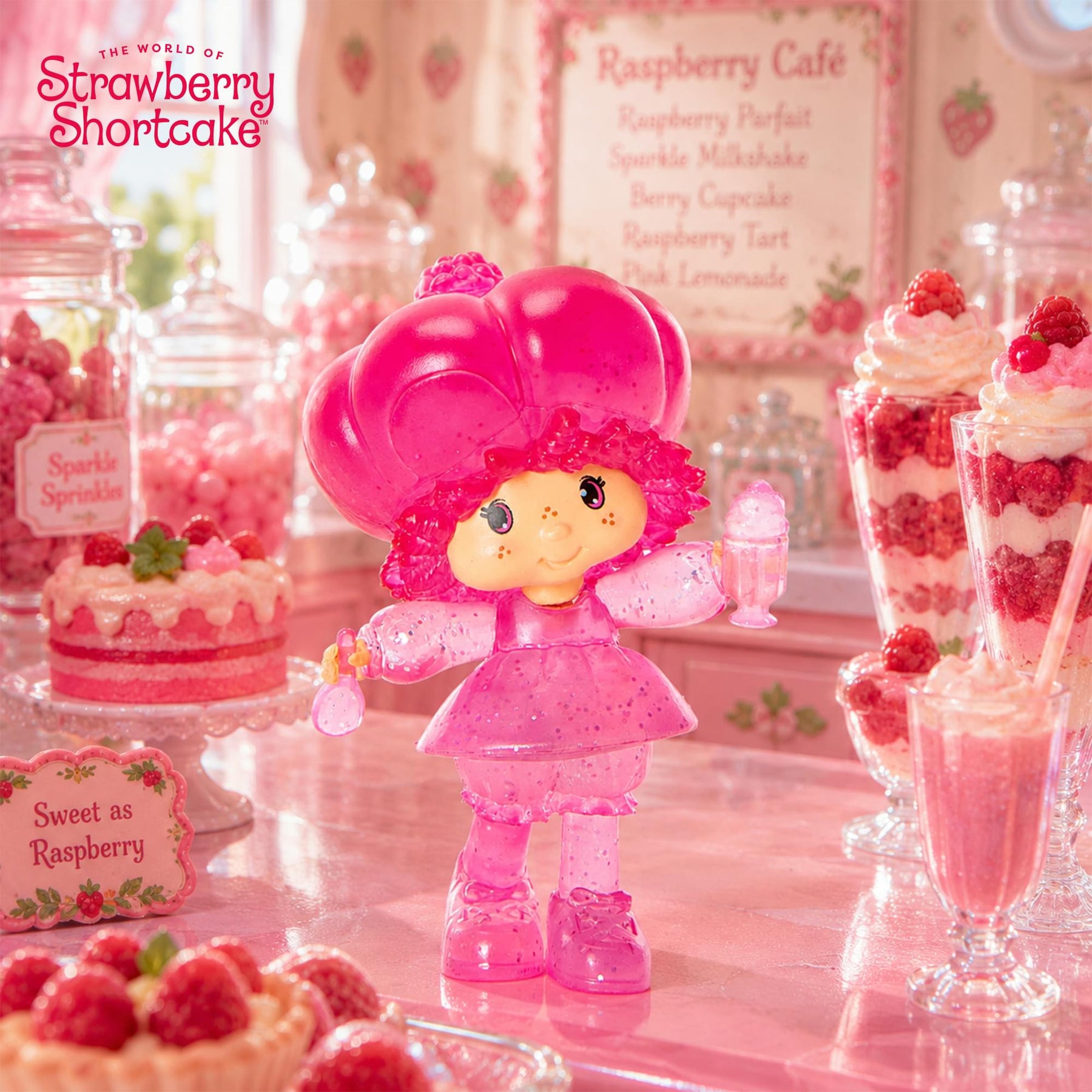 Strawberry Shortcake 2.5-Inch Figure | Raspberry Tart (Clear Chase)