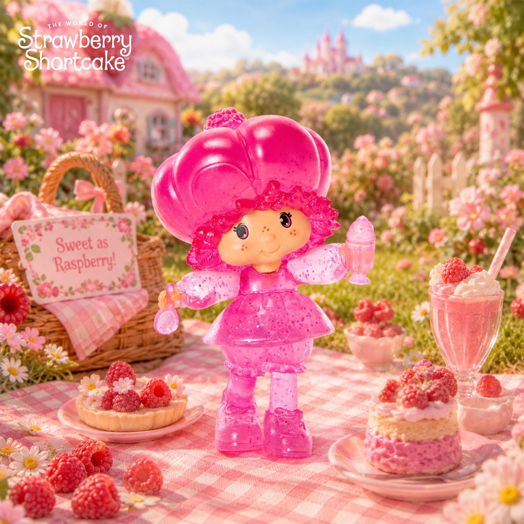 Strawberry Shortcake 2.5-Inch Figure | Raspberry Tart (Clear Chase)