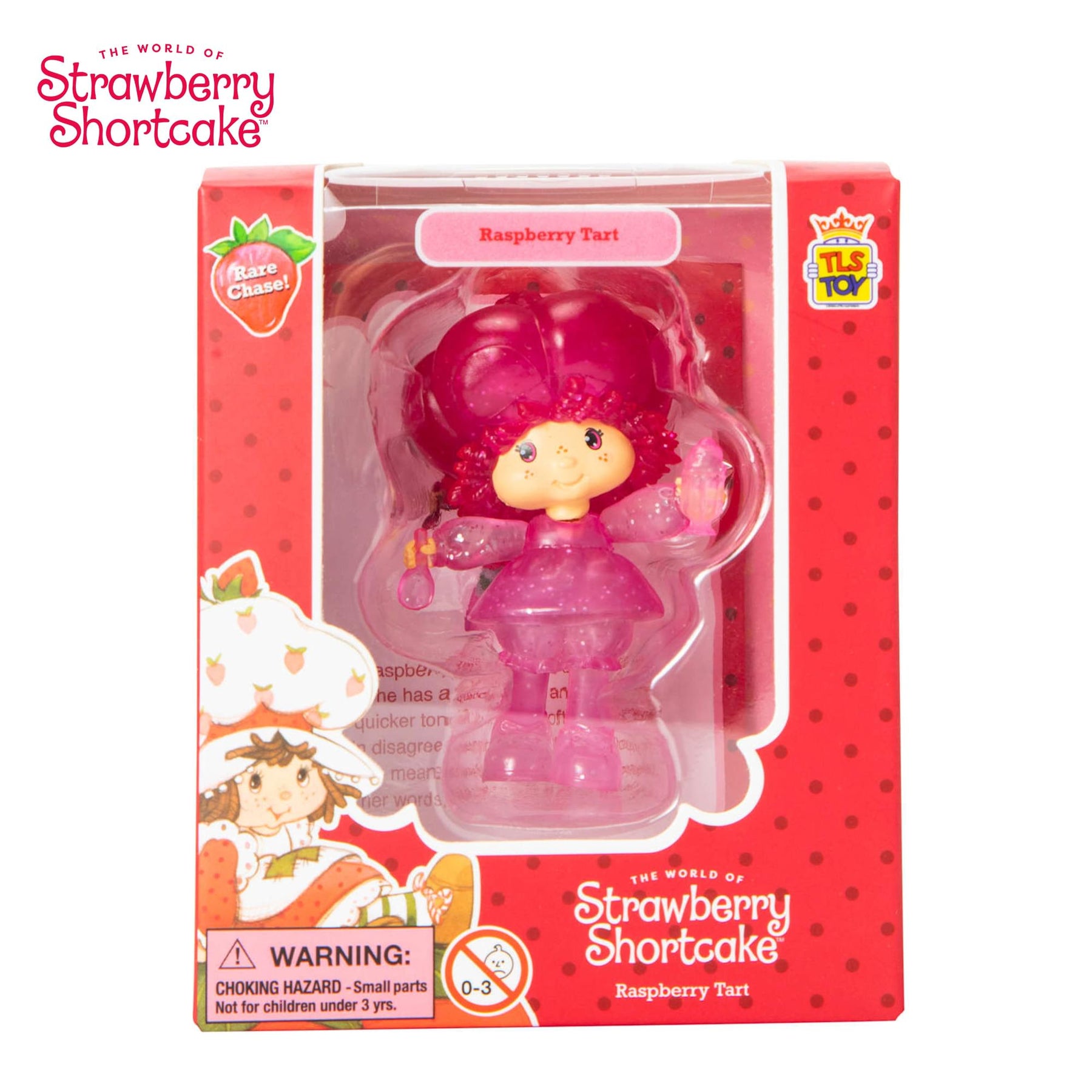 Strawberry Shortcake 2.5-Inch Figure | Raspberry Tart (Clear Chase)