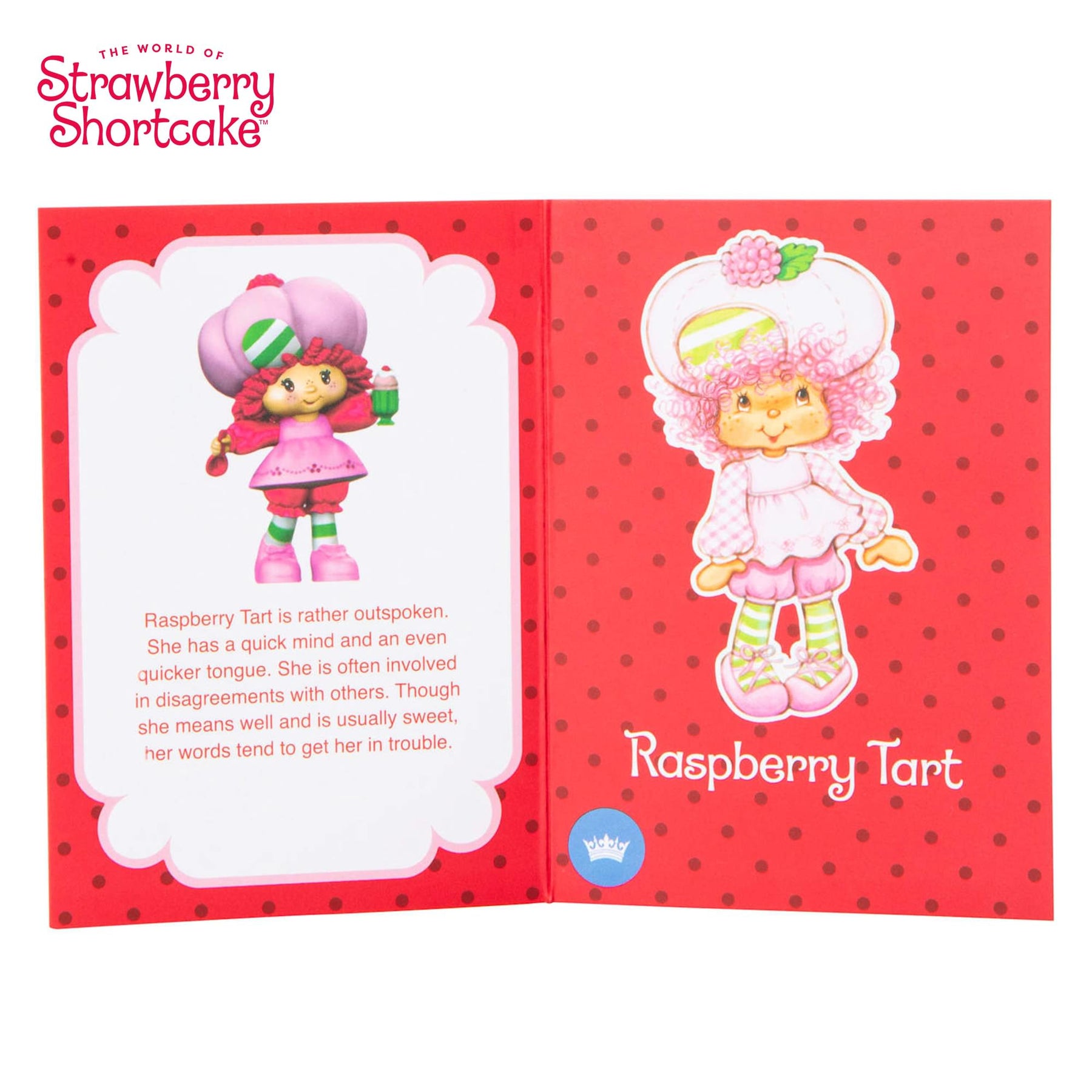 Strawberry Shortcake 2.5-Inch Figure | Raspberry Tart (Clear Chase)