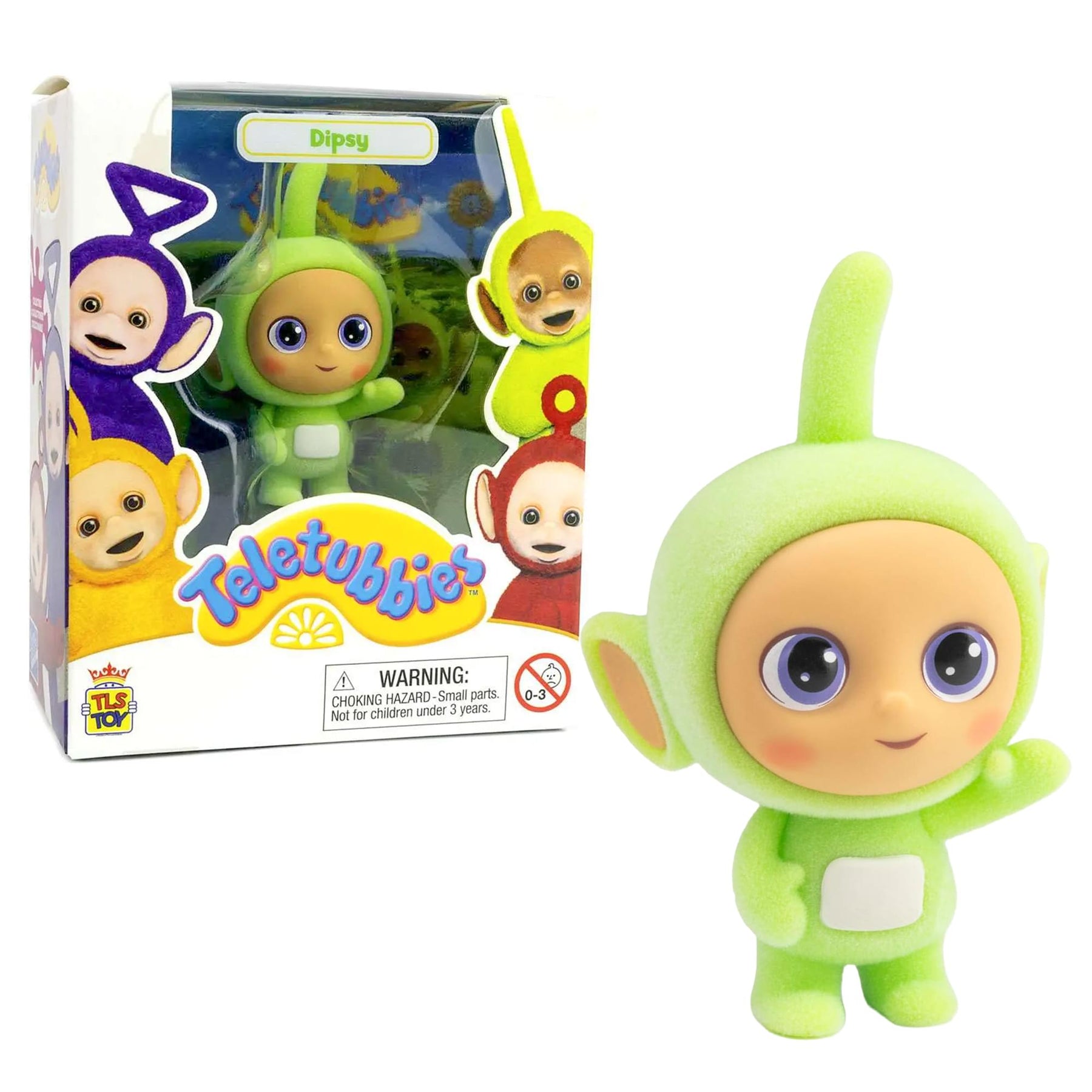 Teletubbies 2.5-Inch Flocked Figure | Dipsy (GOTD Chase)