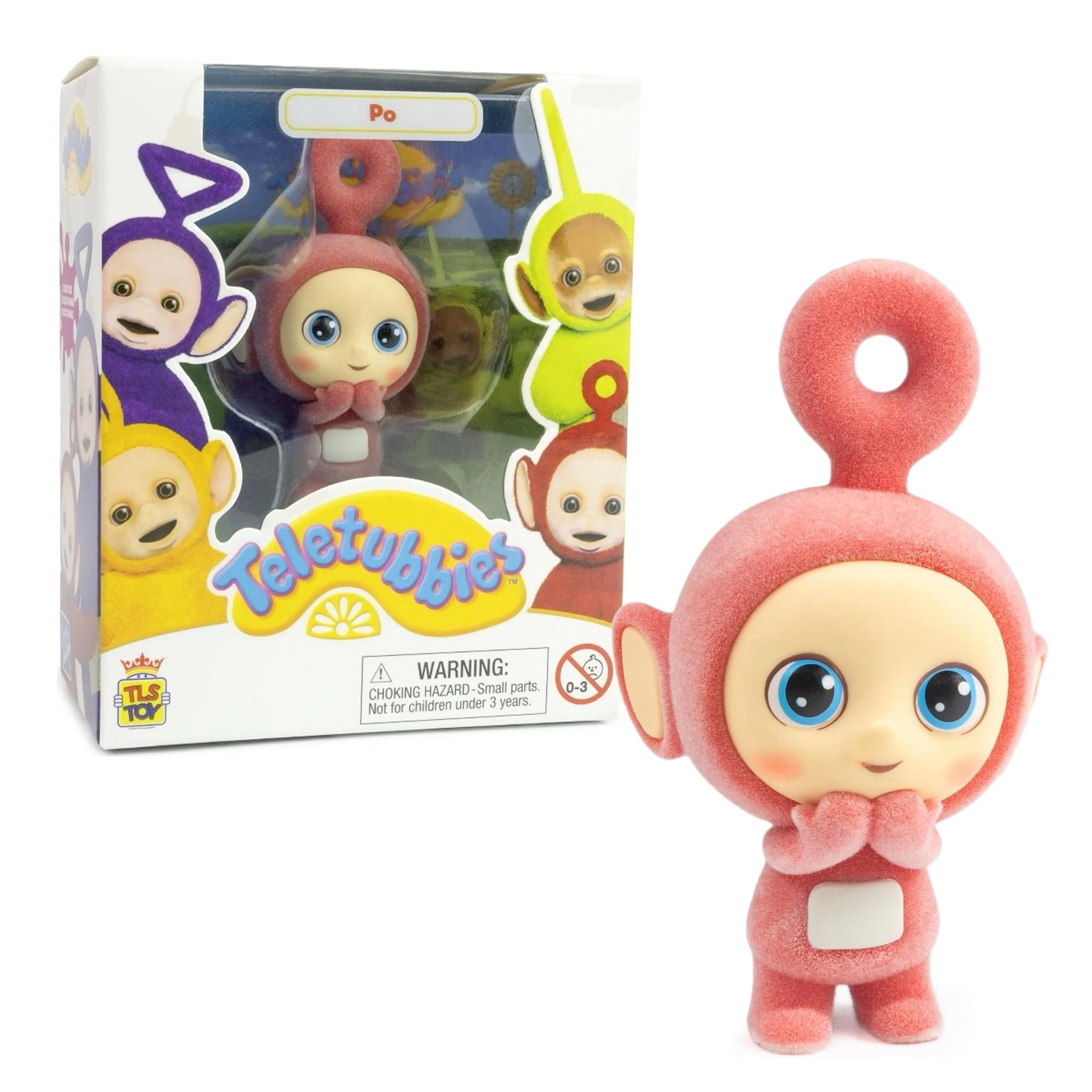 Teletubbies 2.5-Inch Flocked Figure | Po (GOTD Chase)
