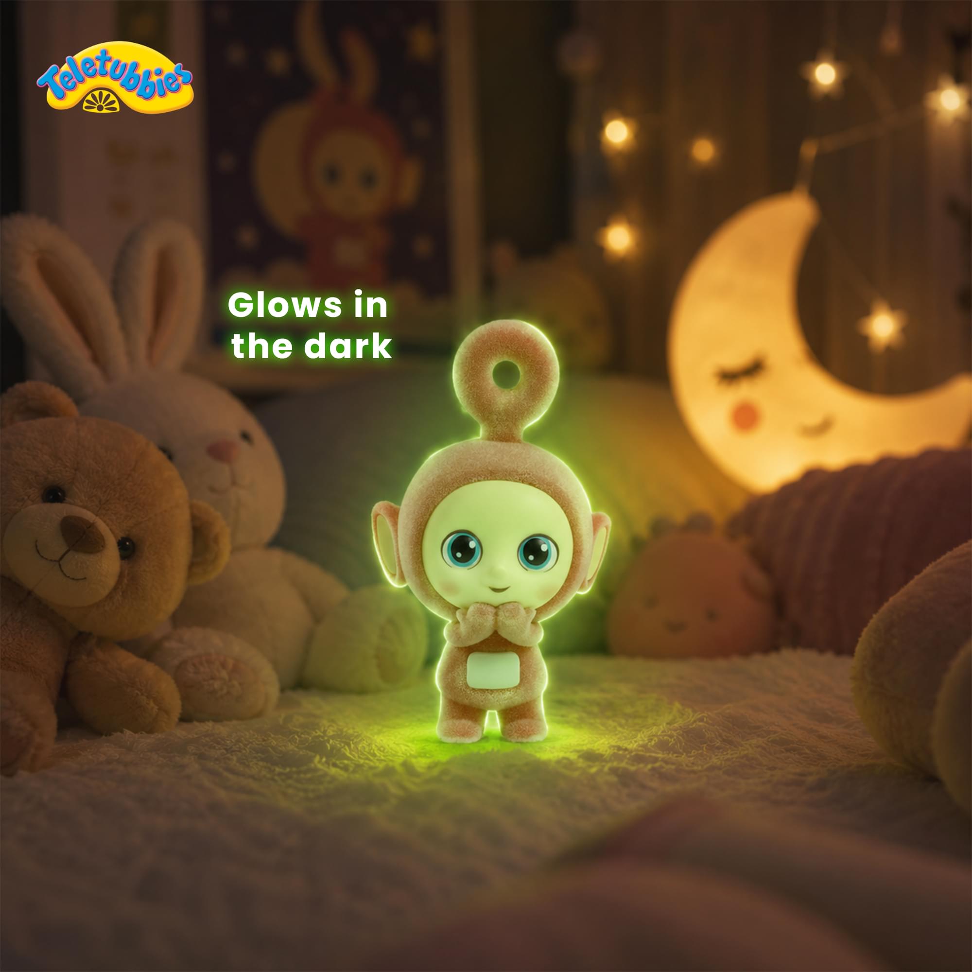 Teletubbies 2.5-Inch Flocked Figure | Po (GOTD Chase)