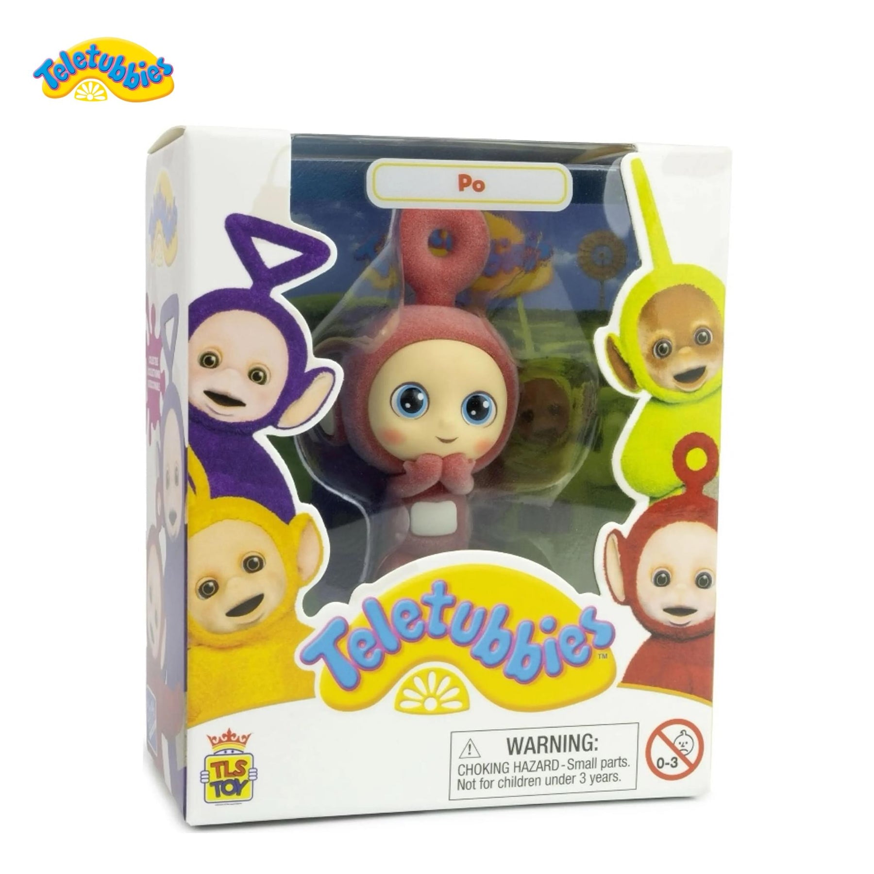 Teletubbies 2.5-Inch Flocked Figure | Po (GOTD Chase)