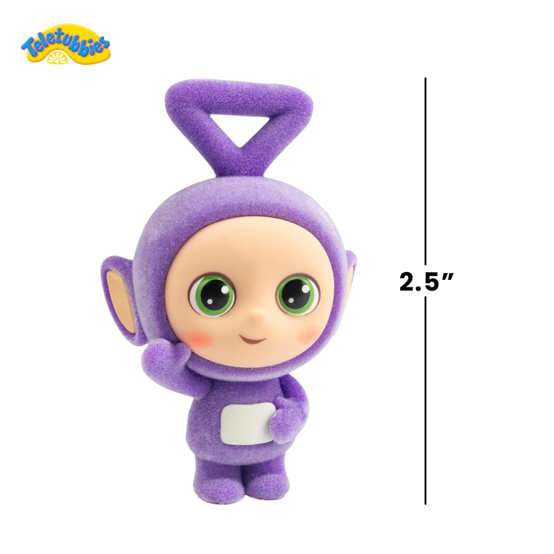 Teletubbies 2.5-Inch Flocked Figure | Tinky Winky {GOTD Chase)