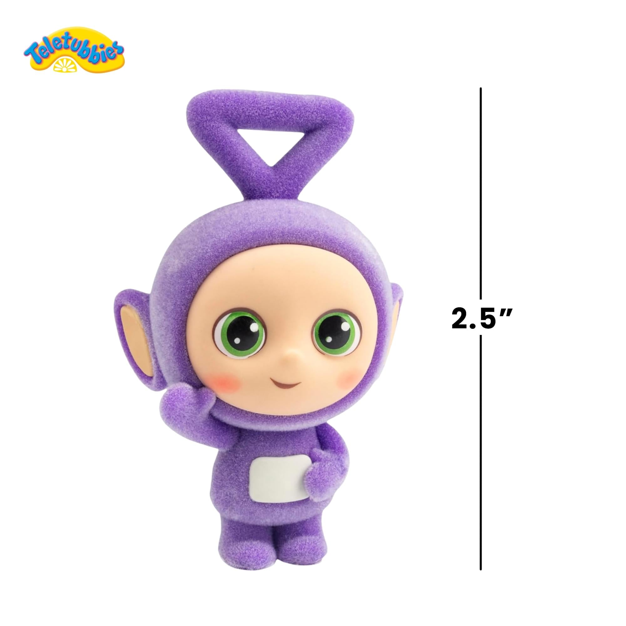 Teletubbies 2.5-Inch Flocked Figure | Tinky Winky {GOTD Chase)
