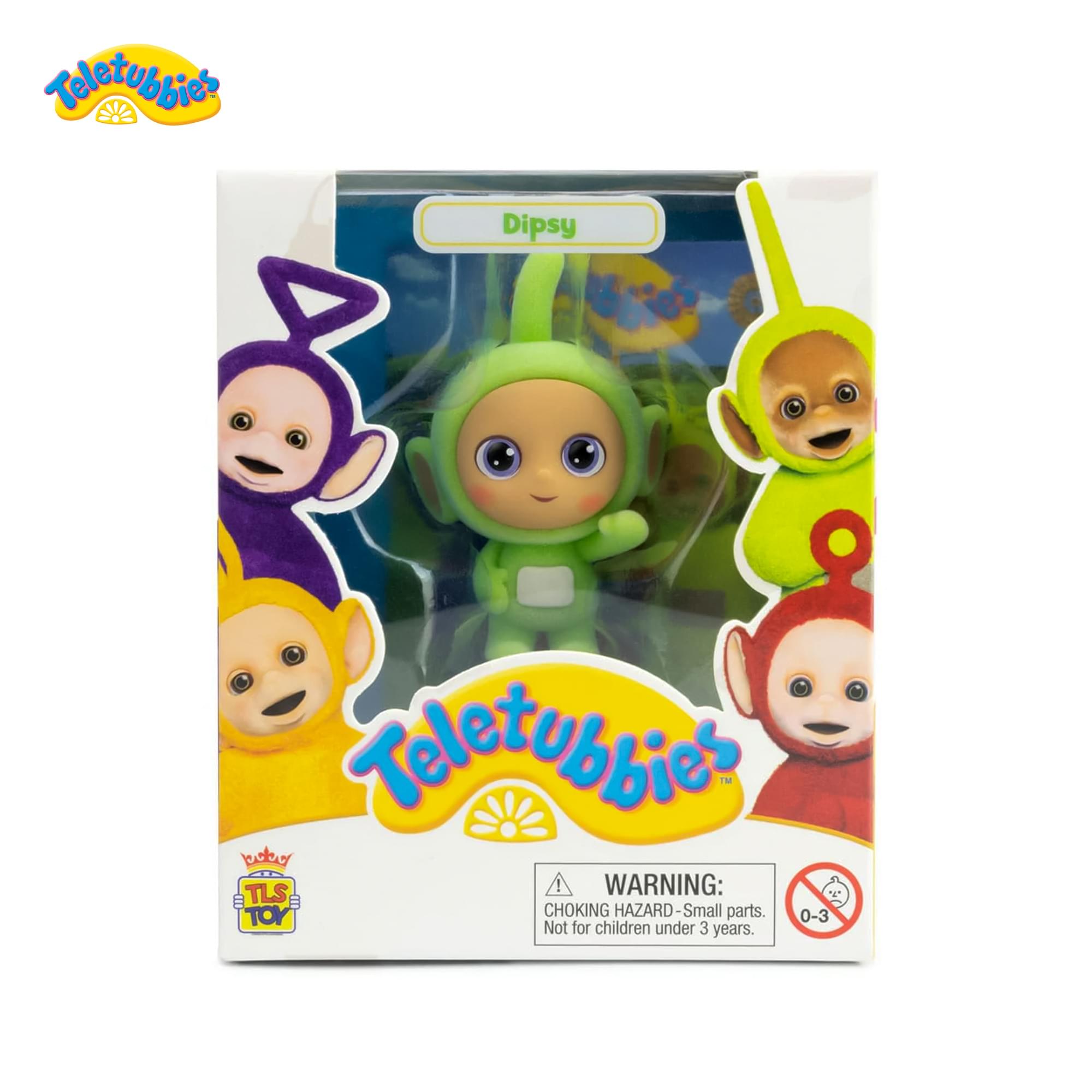 Teletubbies 2.5-Inch Flocked Collectible Figure | Dipsy