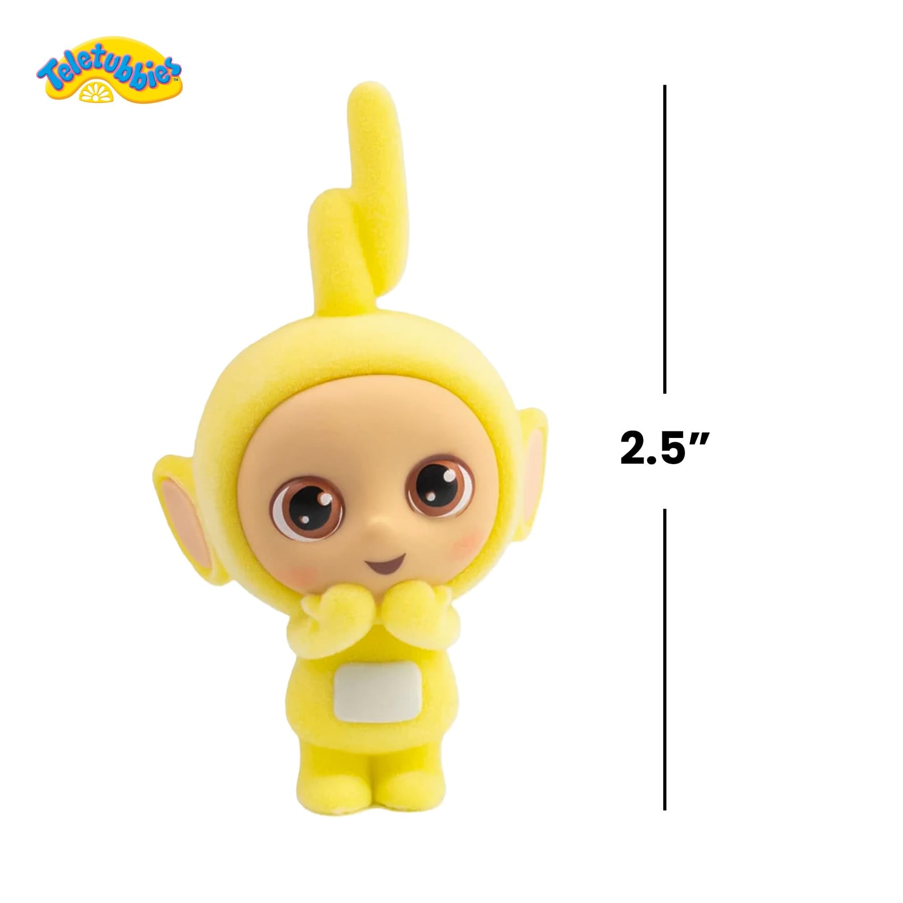 Teletubbies 2.5-Inch Flocked Collectible Figure | Laa Laa