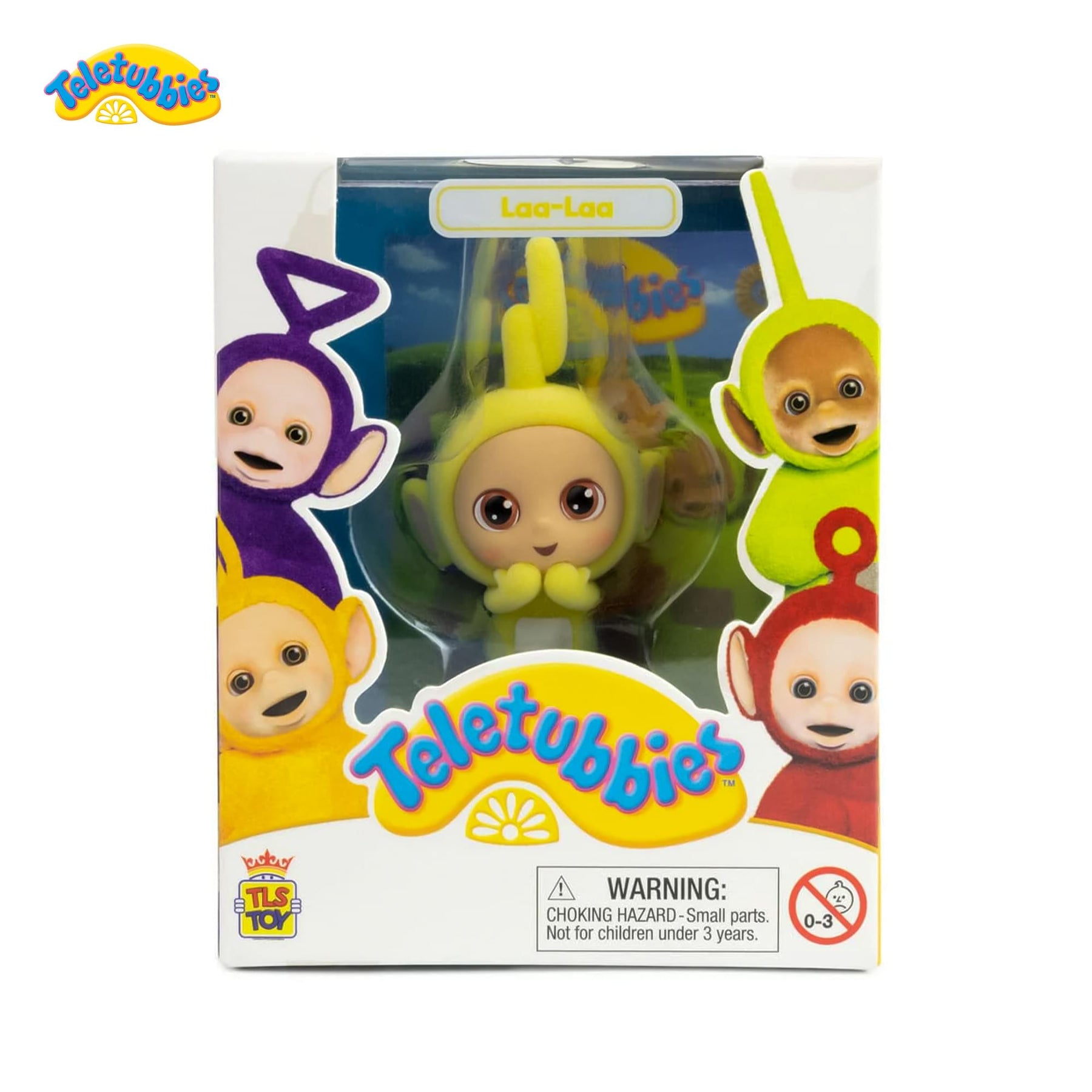 Teletubbies 2.5-Inch Flocked Collectible Figure | Laa Laa
