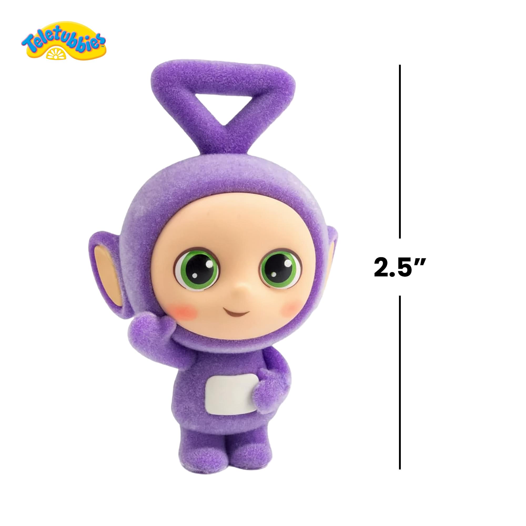 Teletubbies 2.5-Inch Flocked Collectible Figure | Tinky Winky