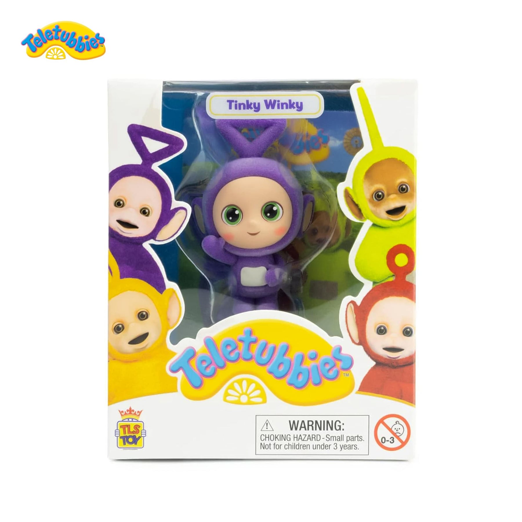 Teletubbies 2.5-Inch Flocked Collectible Figure | Tinky Winky