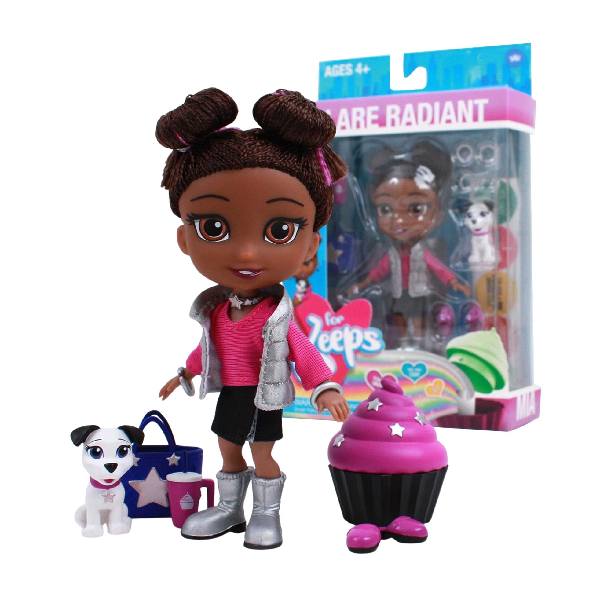 For Keeps 5 Inch Fashion Doll | Mia Girl with Cupcake Keepsake