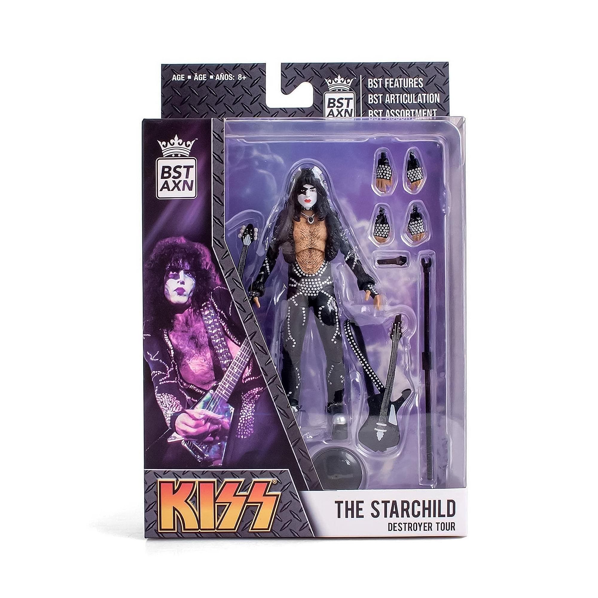 KISS BST AXN  5 Inch Action Figure | Starchild (Destroyer Tour)