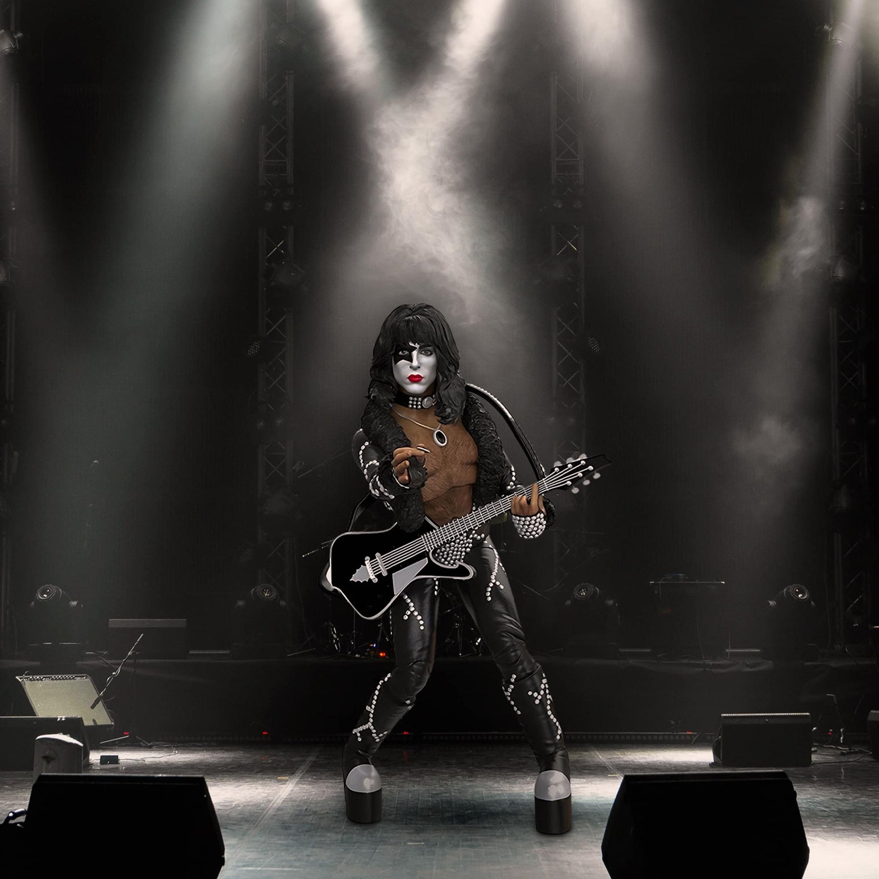 KISS BST AXN  5 Inch Action Figure | Starchild (Destroyer Tour)